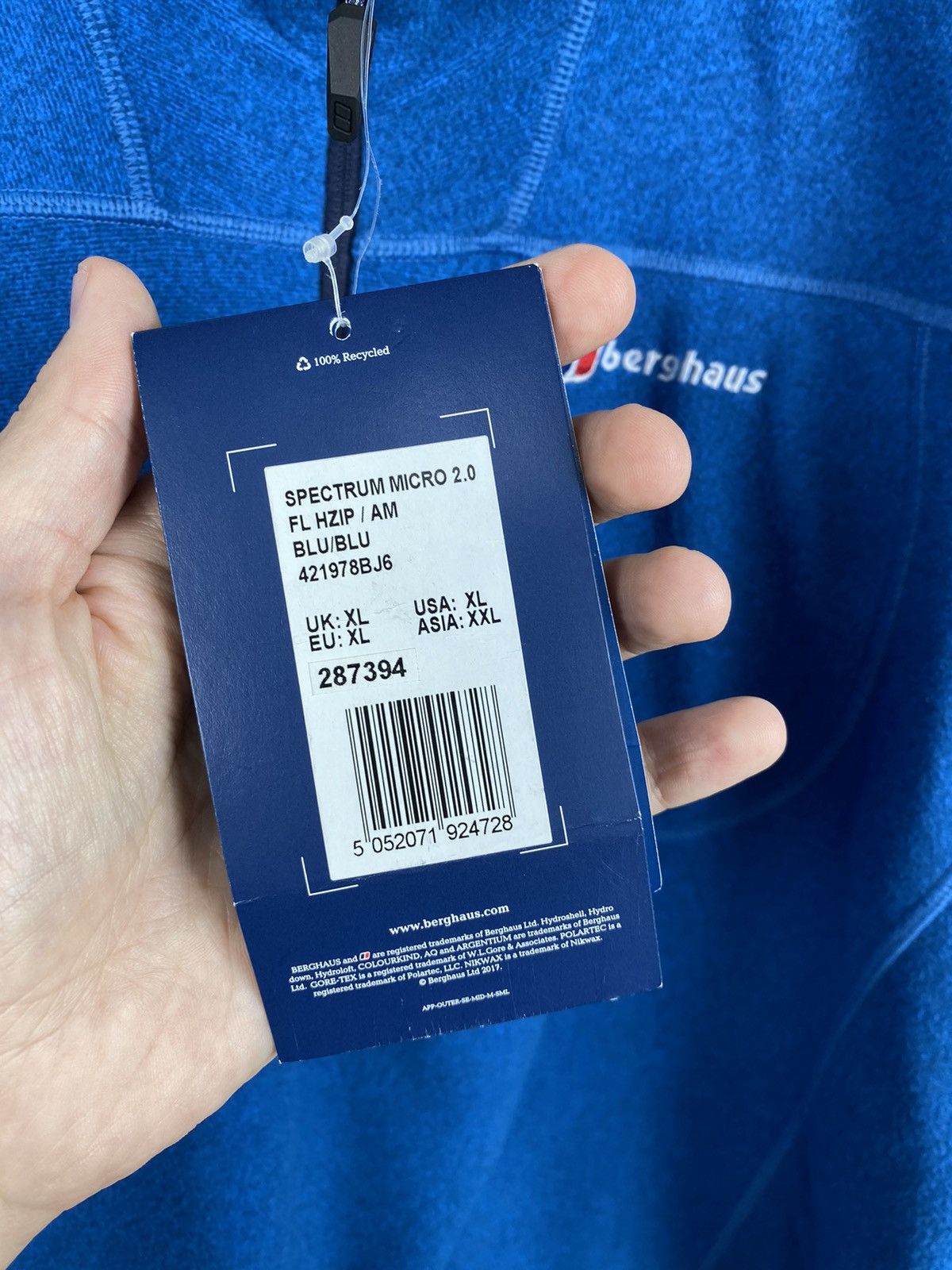 Berghaus Berghaus Spectrum Micro 2.0 Fleece Zip size XL Size US XL / EU 56 / 4 - 5 Thumbnail
