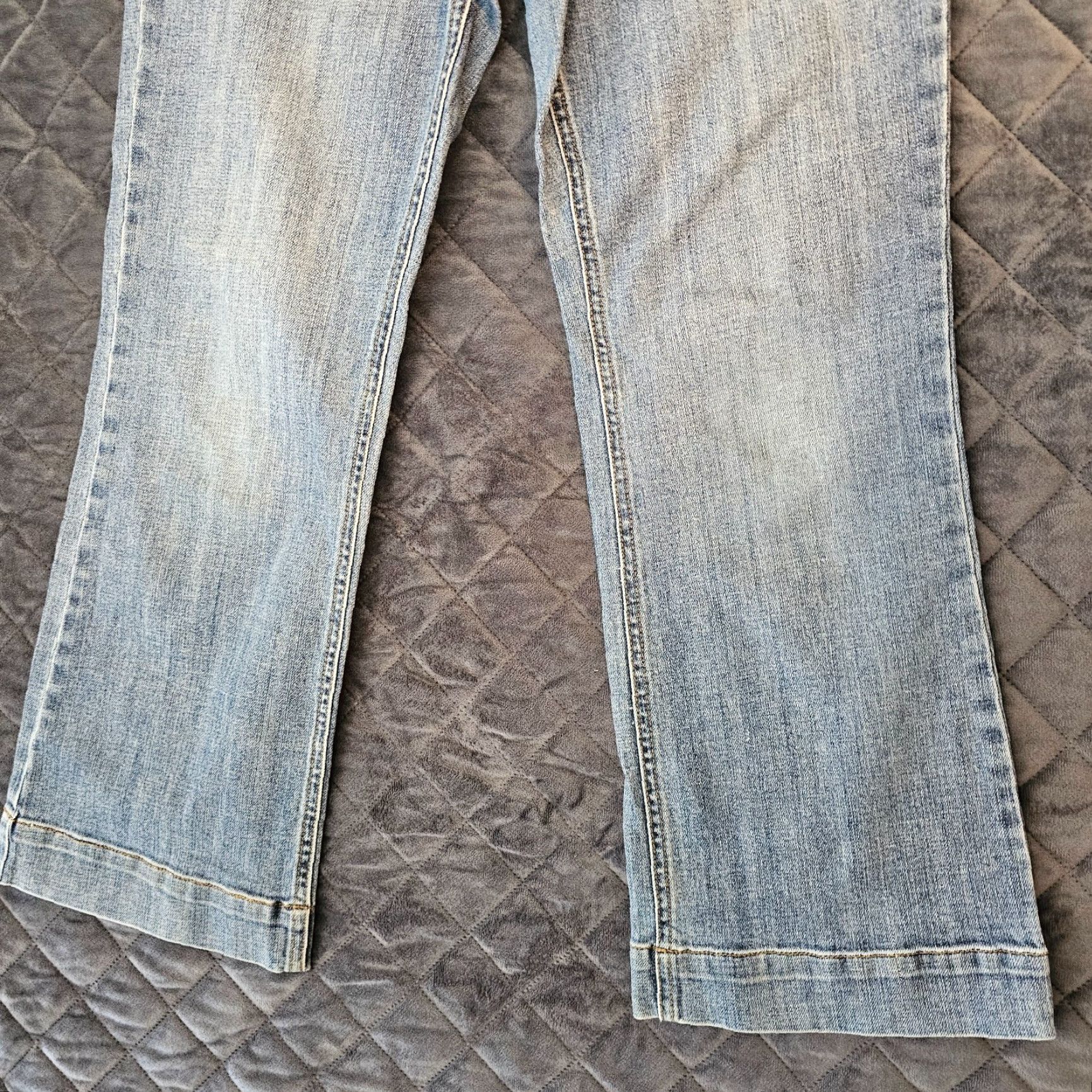 Lands' End Lands' End Premium Denim Petite Mid Rise Straight Leg Jean Blue 2P Original Fit Womens Petite Jeans 2P Blue Straight Leg Lands' End Size 26" / US 2 / IT 38 - 2 Thumbnail
