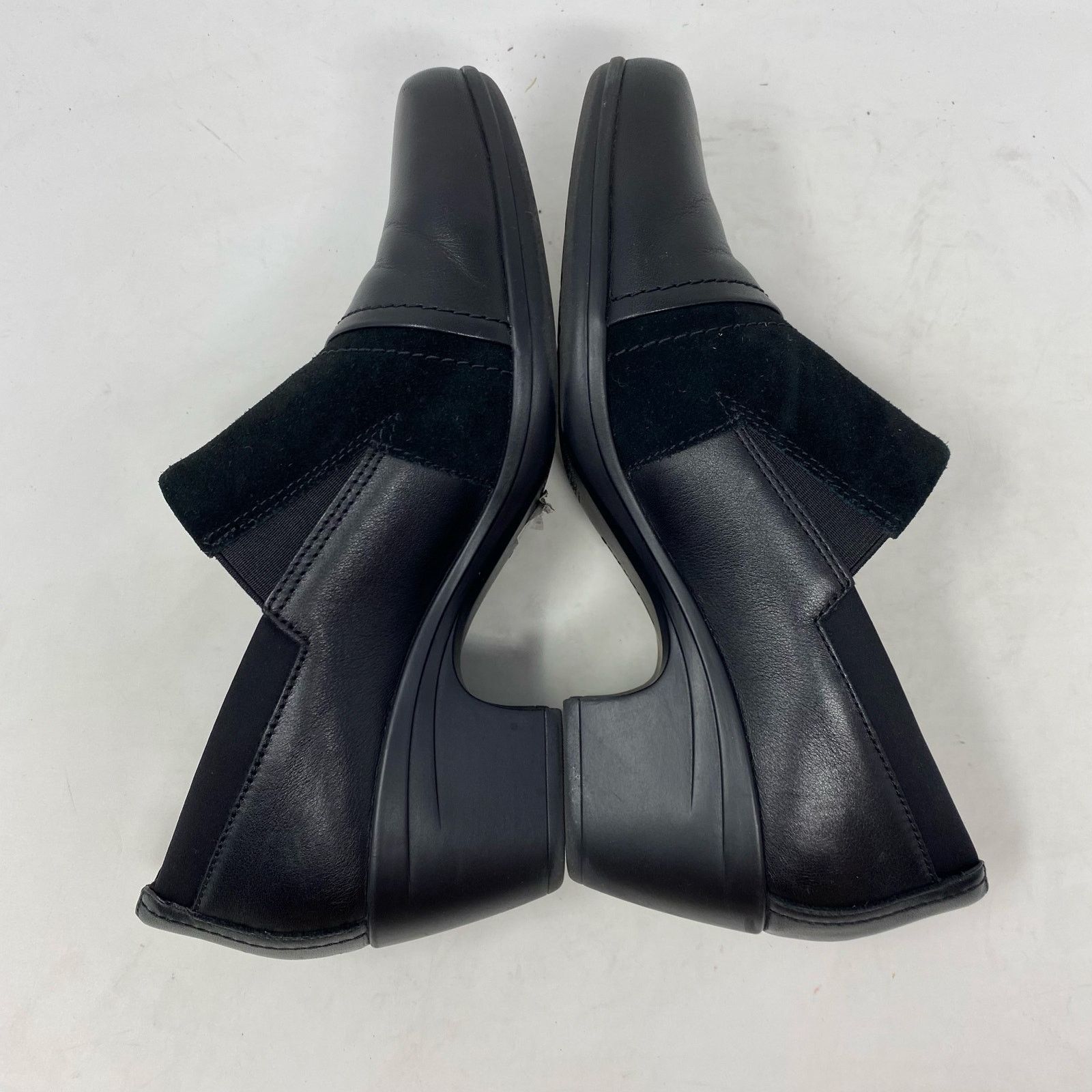 Clarks Clarks Emily Step Heel Loafers Black Leather Womens Size 9 Size US 9 / IT 39 - 7 Thumbnail