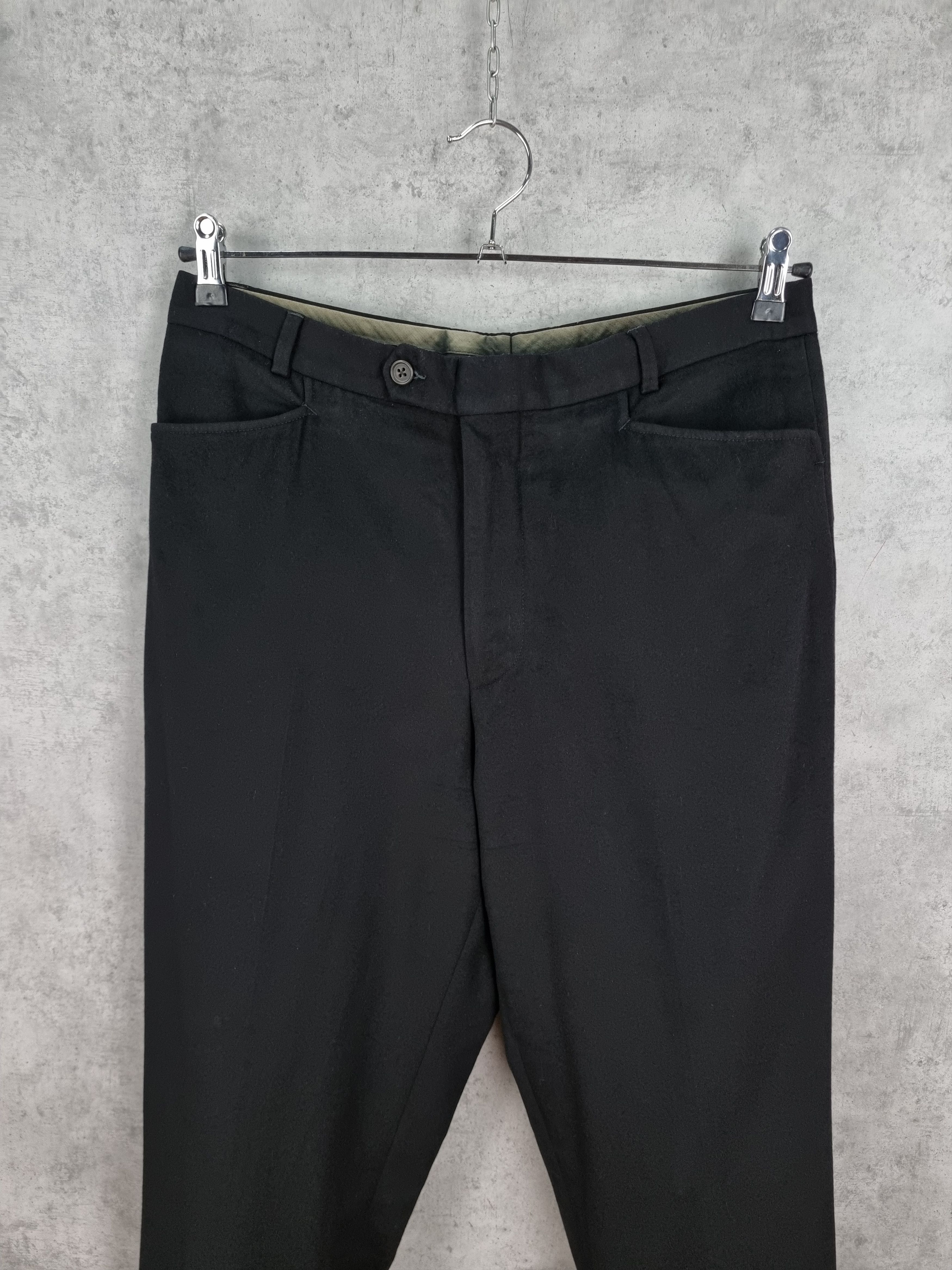 Velour × Vintage × Yves Saint Laurent 100% Viscose Soft Velour Vintage Suit Pants Size US 34 / EU 50 - 3 Thumbnail