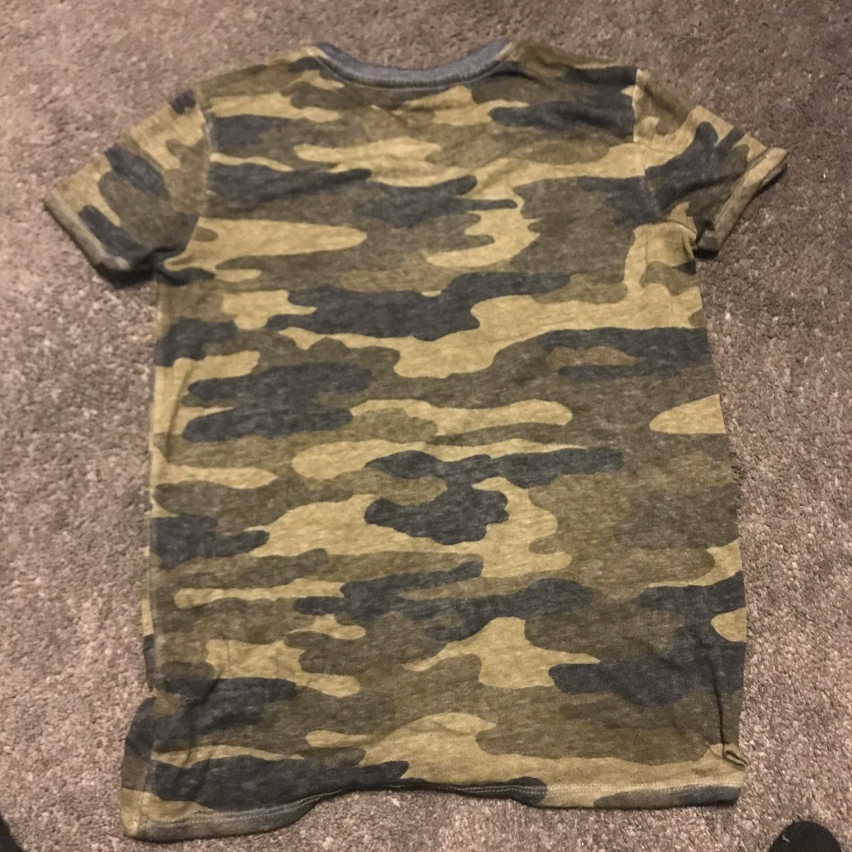 Lucky Brand Lucky Brand T-Shirt Women XS Short Sleeve Crew Neck Camouflage Green Multicolor Colorful Cotton Blend Cotton Camouflage Pattern Short Sleeve Women XS Size XS / US 0-2 / IT 36-38 - 3 Thumbnail