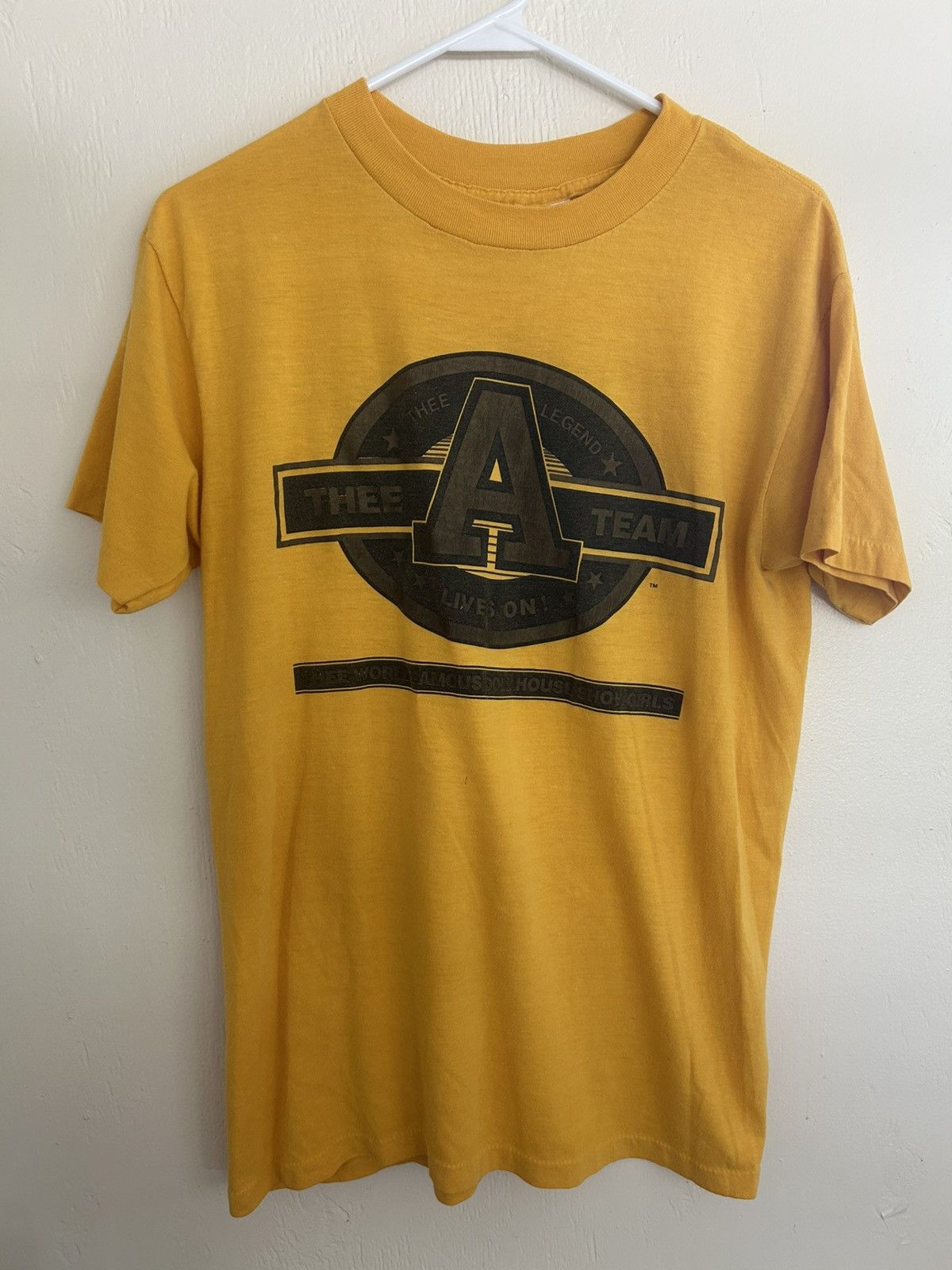 Vintage ‘88-89 Vintage The Doll House “A” Team World Tour Strip Tee Size US L / EU 52-54 / 3 - 2 Thumbnail