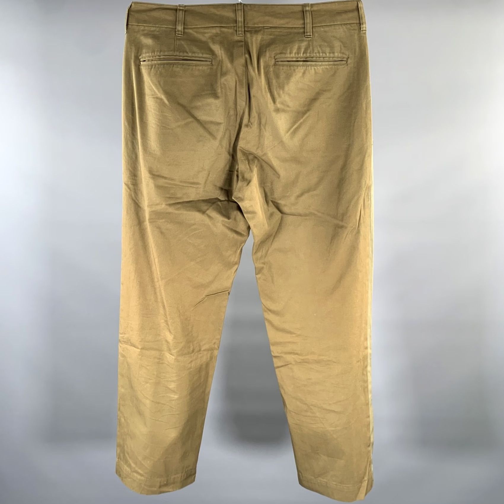 Comme des Garcons Girl COMME des GARCONS HOMME Pants Brown Olive Color Block Cotton Casual 32 Adult Mens Size US 32 / EU 48 - 2 Thumbnail