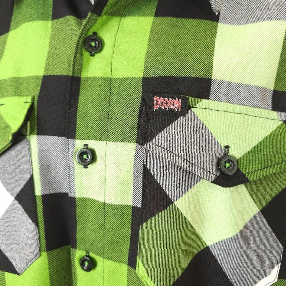 Vintage Dixxon Flannel Shirt Mens M Green Dragula Munsters Plaid Shirt Mens Medium Green Dixxon Flannel Casual Shirt Mens Size US M / EU 48-50 / 2 - 3 Thumbnail