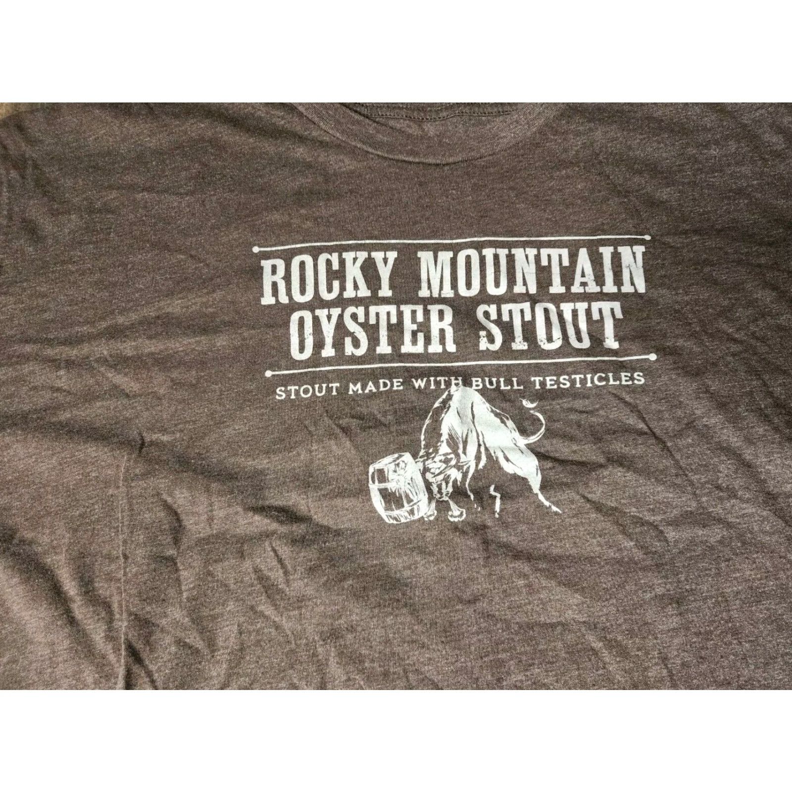 Vintage Vintage Wynkoop Brewery Rocky Mountain Stout Beer T Shirt Unisex Adults XL Brown Graphic Tee Size US XL / EU 56 / 4 - 4 Thumbnail