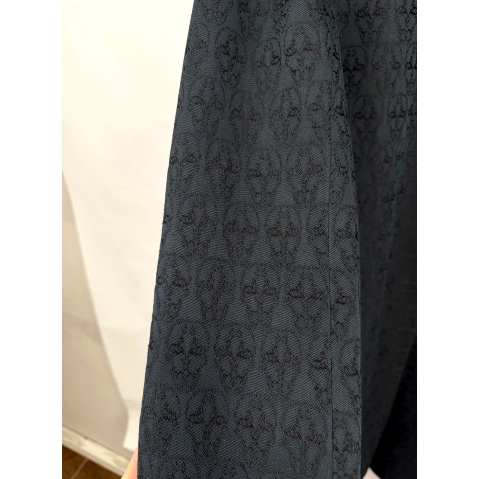 Vintage Thomas Wylde Skull Coat Leather Insert on The Collar Coat Dark Green Women Size 6 (S/M) Mens Womens Boys Girls Size M / US 6-8 / IT 42-44 - 4 Thumbnail