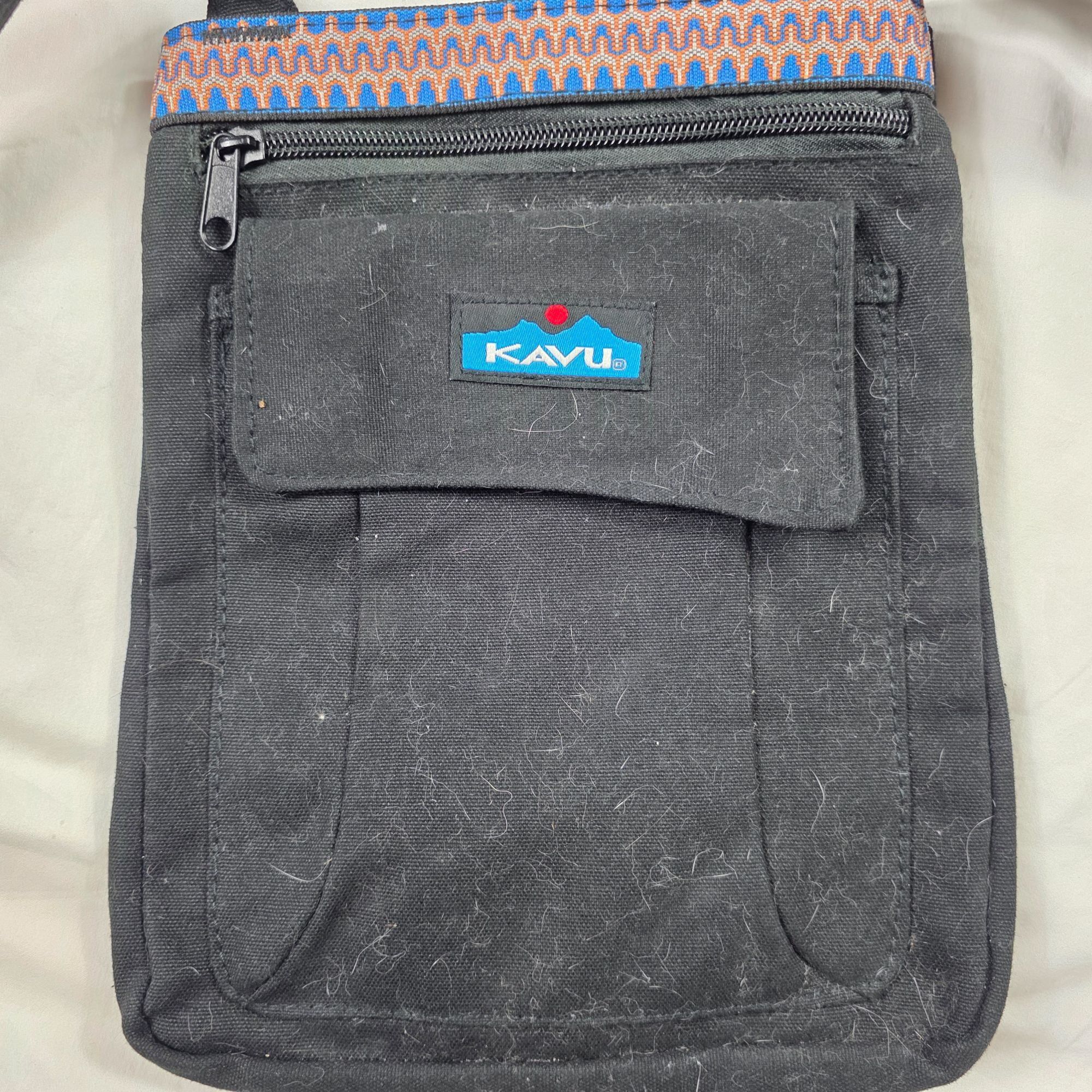 KAVU Kavu Keeper Black Crossbody Bag Adjustable Strap Casual Outd Size ONE SIZE - 2 Thumbnail