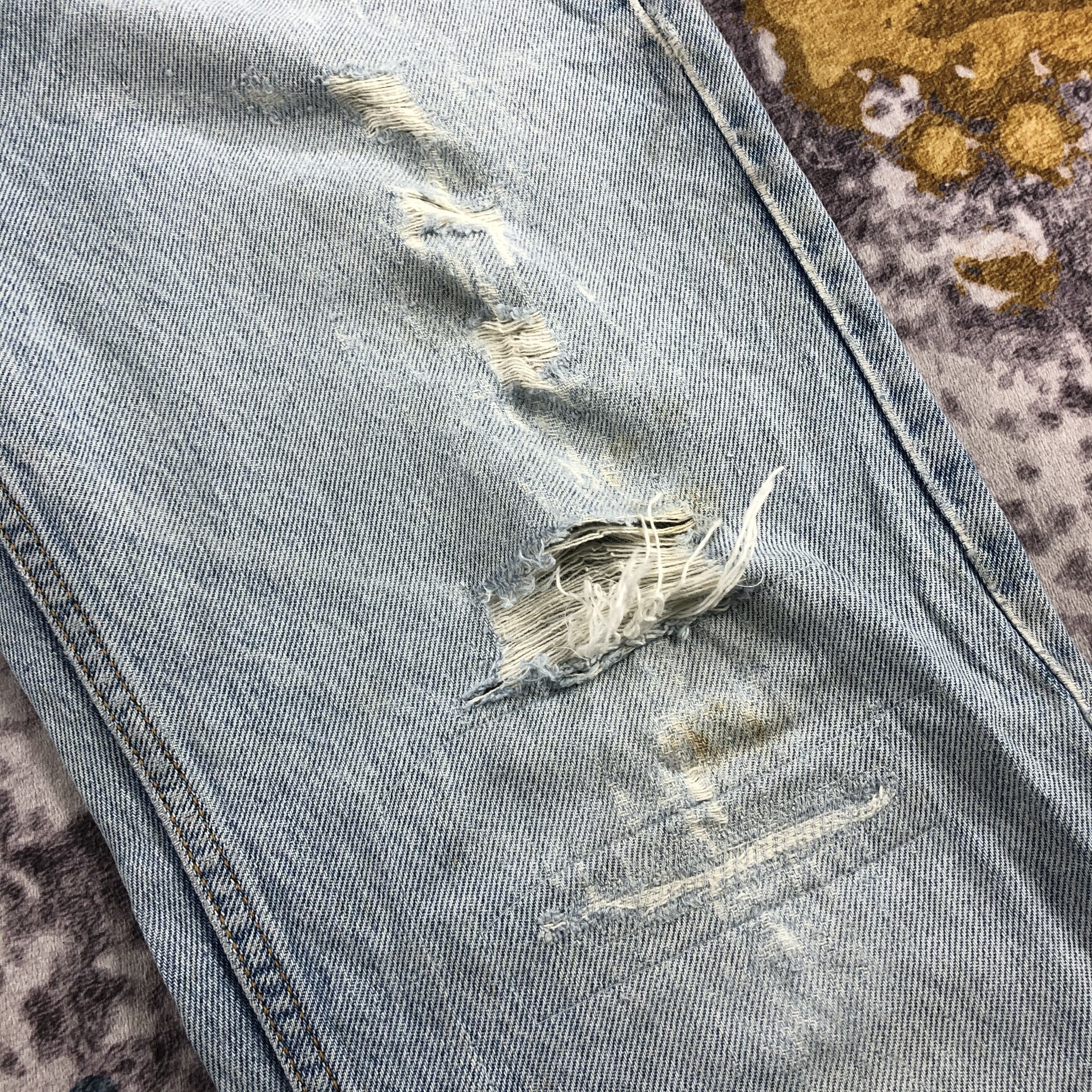 Levi's × Vintage 90s Vintage Light Wash Levis 505 Jeans-JM2662 Size US 34 / EU 50 - 13 Thumbnail