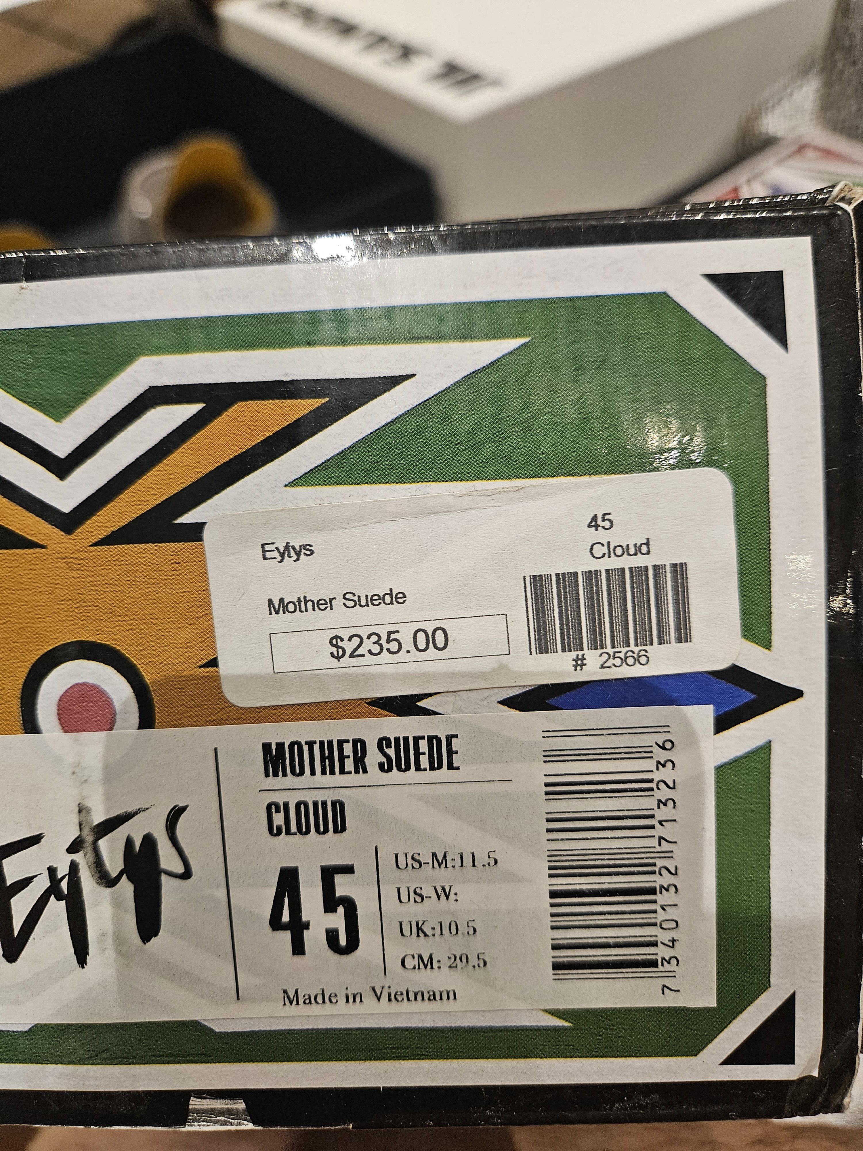 Eytys (80% OFF STORE CLOSURE) Eytys Cloud Suede Sneakers Sz 45 Size US 12 / EU 45 - 9 Thumbnail