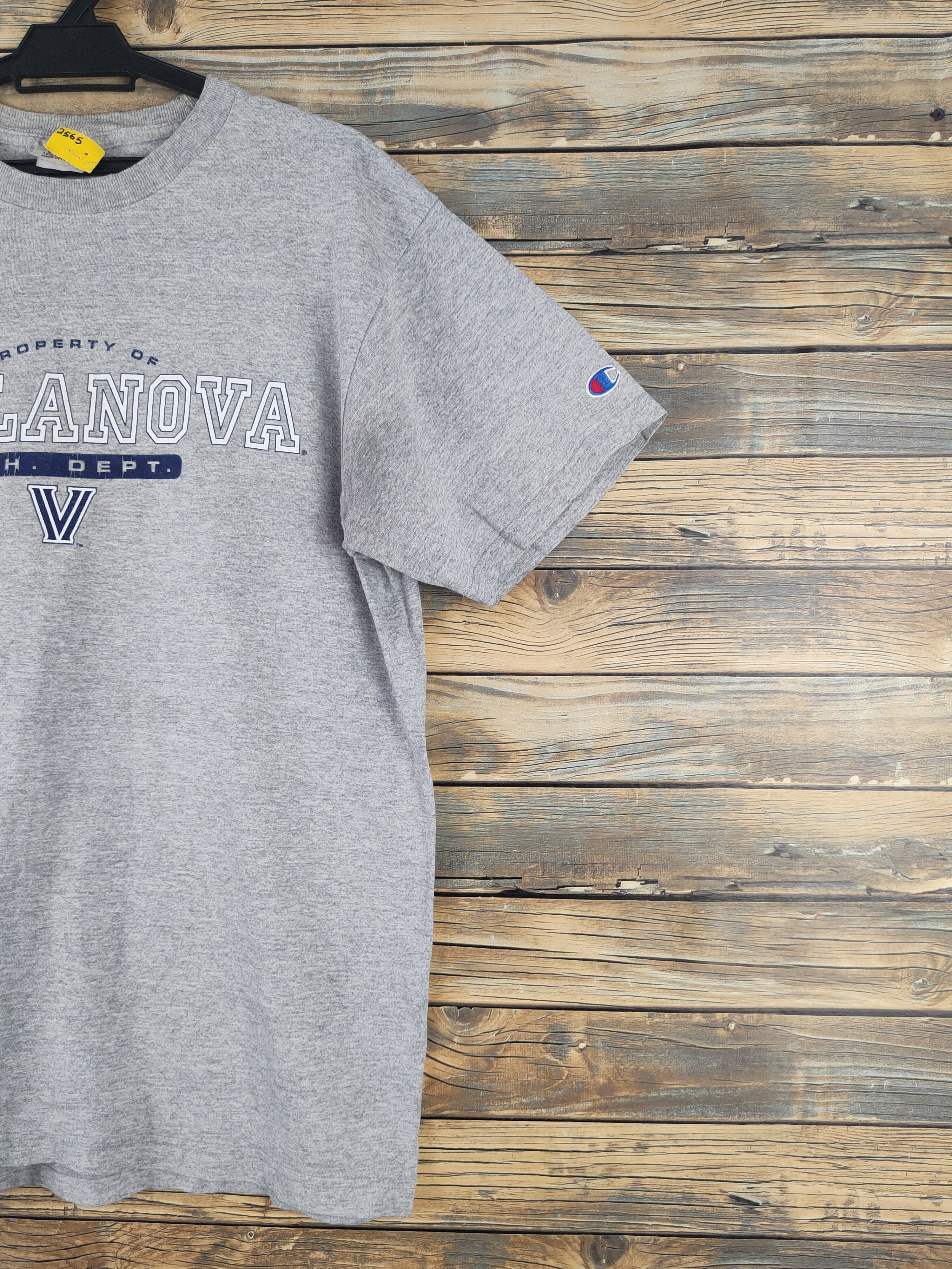 Champion DL Champion Villanova Gray Short Sleeve T-shirt #2565 Size US L / EU 52-54 / 3 - 5 Thumbnail