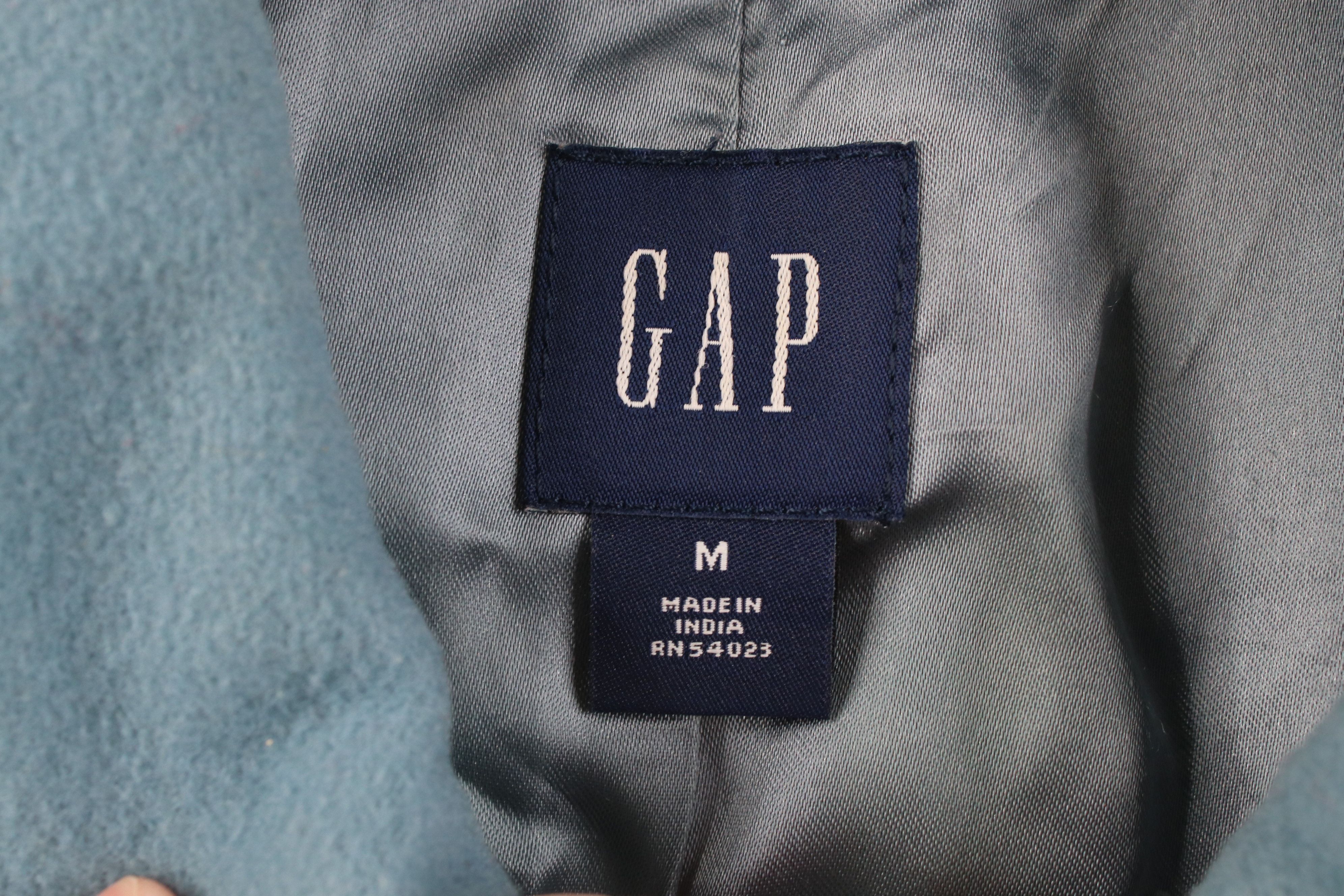 Gap Vintage Y2K Gap Wool Blend Toggle Button Coat Jacket Blue Size M / US 6-8 / IT 42-44 - 6 Thumbnail