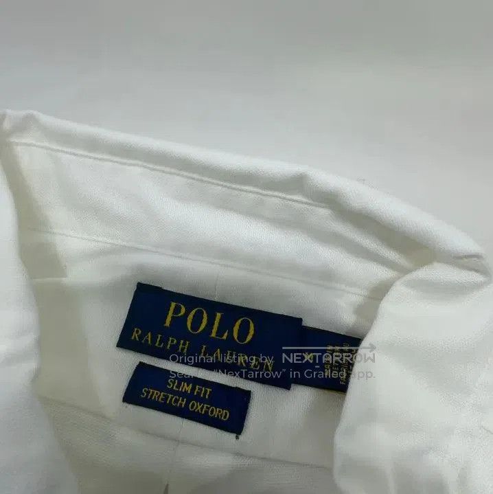 Polo Ralph Lauren Polo Ralph Lauren Men's White Logo Embroidered Button Shirt Size US M / EU 48-50 / 2 - 4 Thumbnail