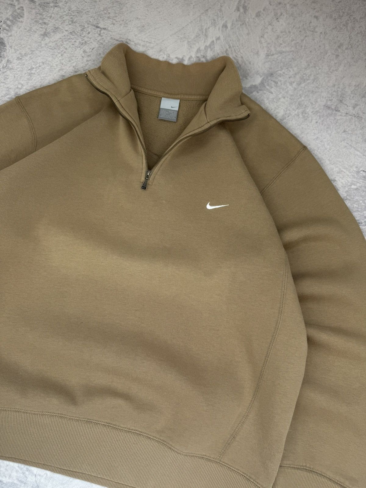 Nike 00s Nike Vintage Oversize Mini Swoosh Boxy Pullover Y2K Size US L / EU 52-54 / 3 - 2 Thumbnail