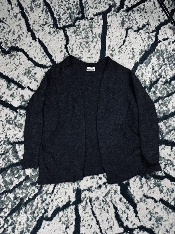 Acne Studios Acne Studios Gray Mohair Cardigan Sweater XS Size XS / US 0-2 / IT 36-38 - 1 Thumbnail