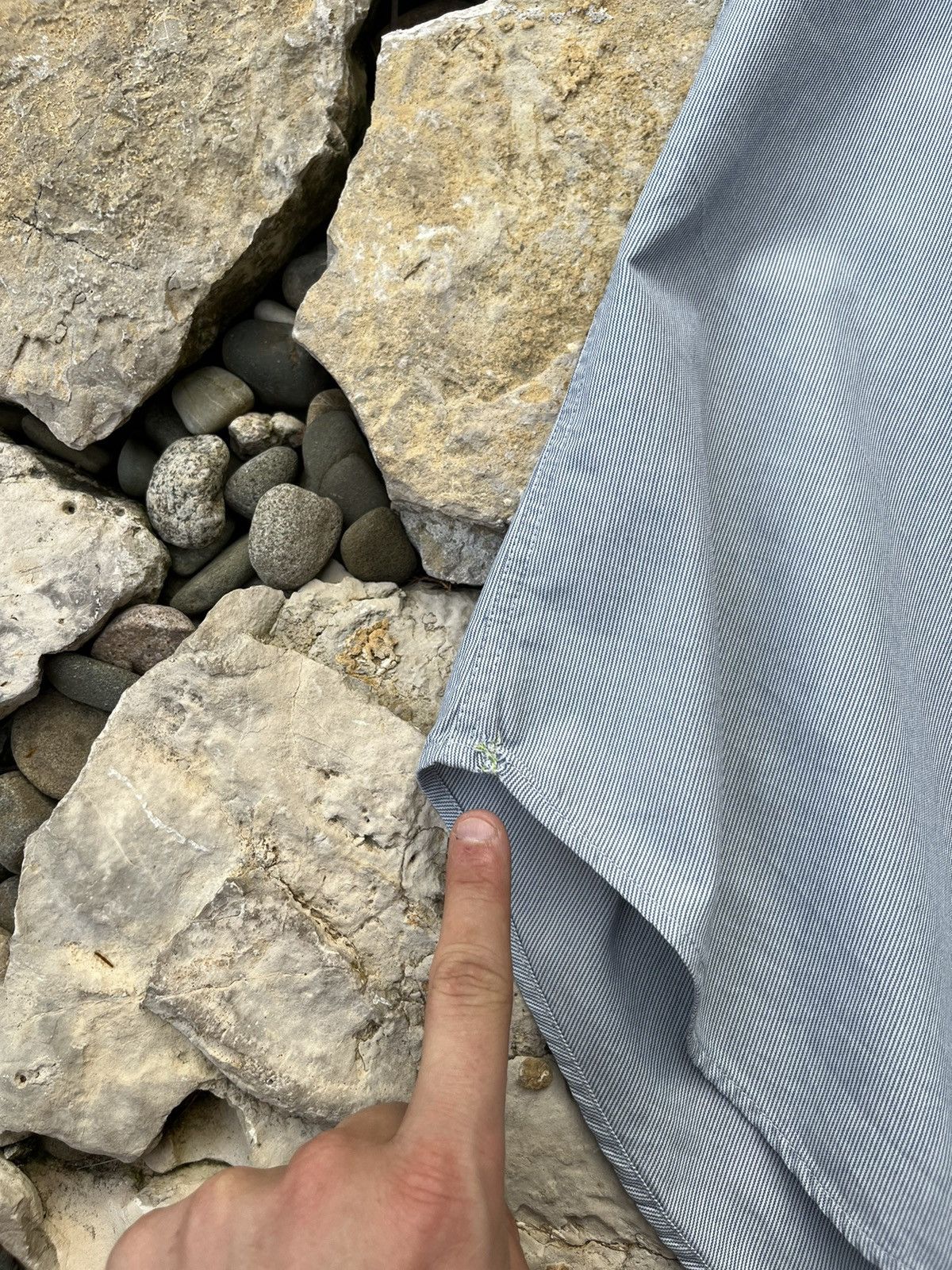 Norse Projects Norse Projects osvald micro stripe ss cotton pocket shirt Size US S / EU 44-46 / 1 - 12 Thumbnail