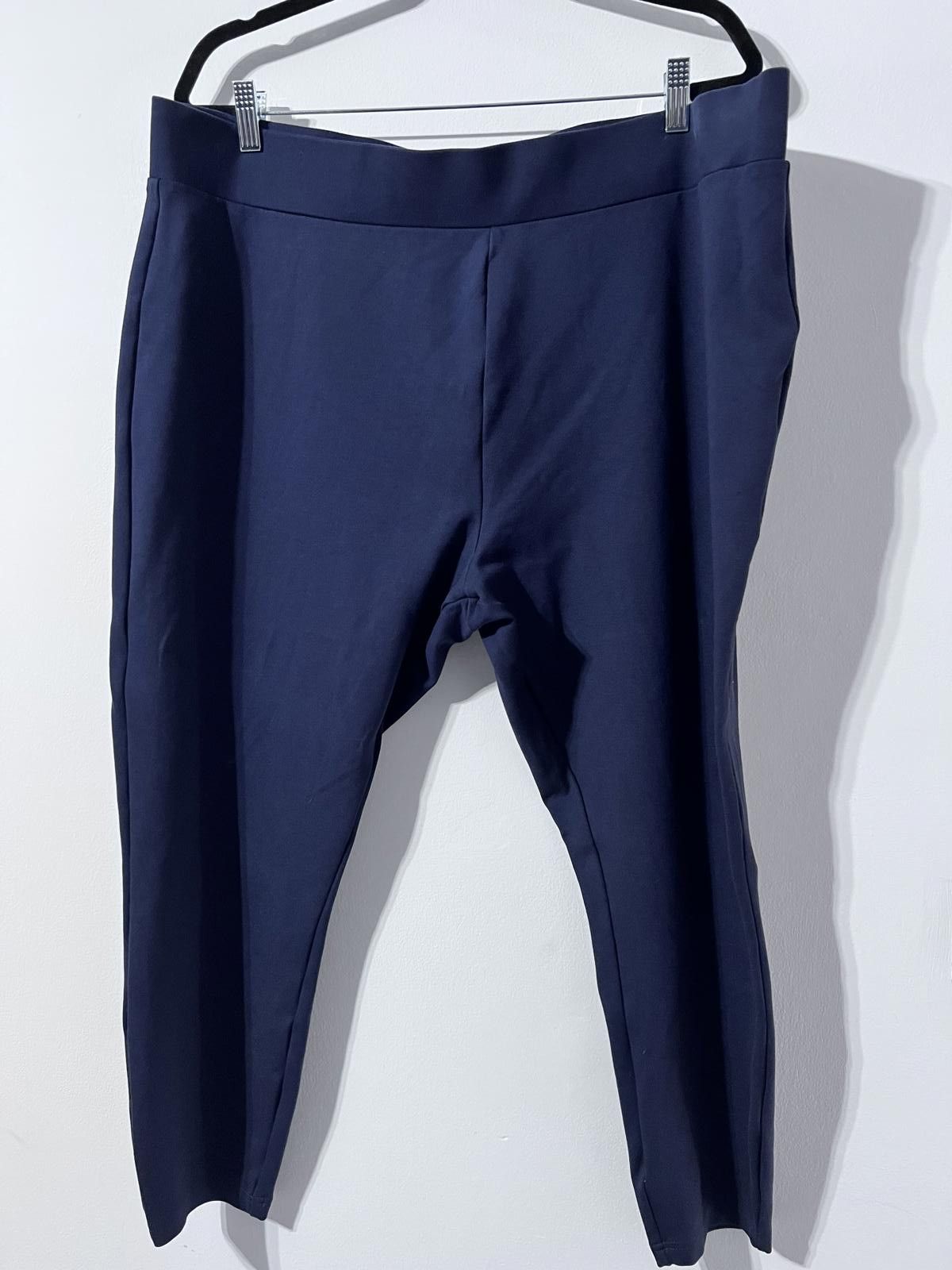 NEXT Next Navy Blue Slim Fit Trousers – Size UK 24 Size 42" / US 20 - 1 Thumbnail