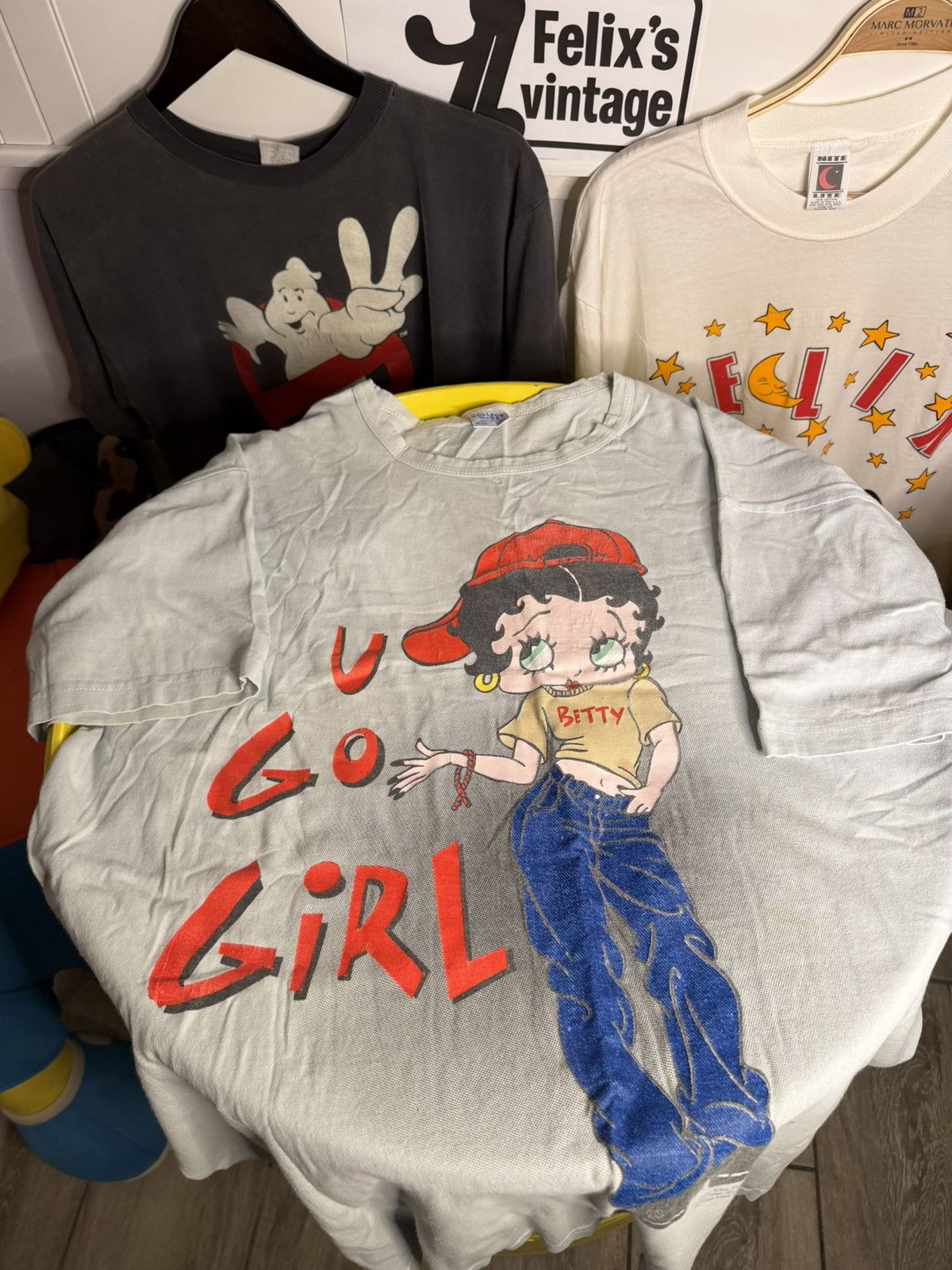 Vintage 1998 vintage betty boop T-Shirt Size US XL / EU 56 / 4 - 1 Thumbnail