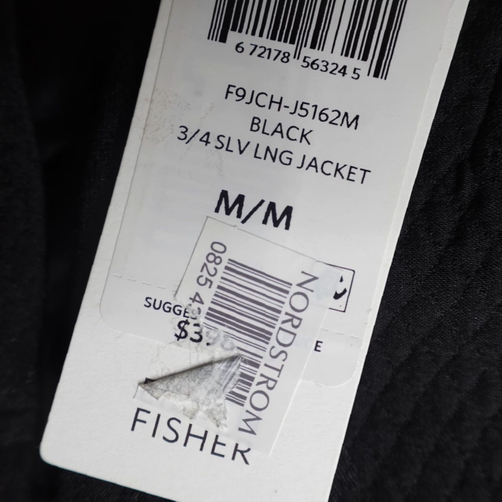 Eileen Fisher Eileen Fisher Jacket Medium Black Organic Cotton Blend 3/4 SLV NEW Size M / US 6-8 / IT 42-44 - 2 Thumbnail