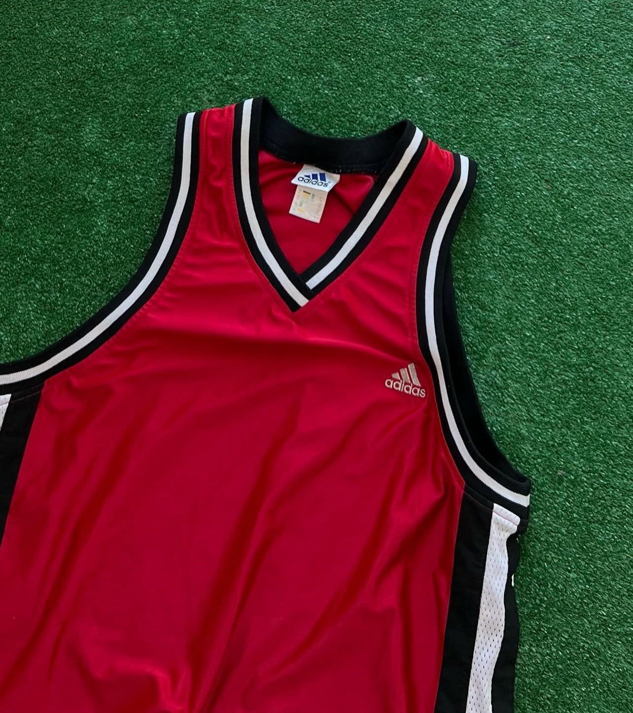 Adidas × Vintage Adidas Vintage 1990s Basketball Jersey Size US XL / EU 56 / 4 - 2 Thumbnail