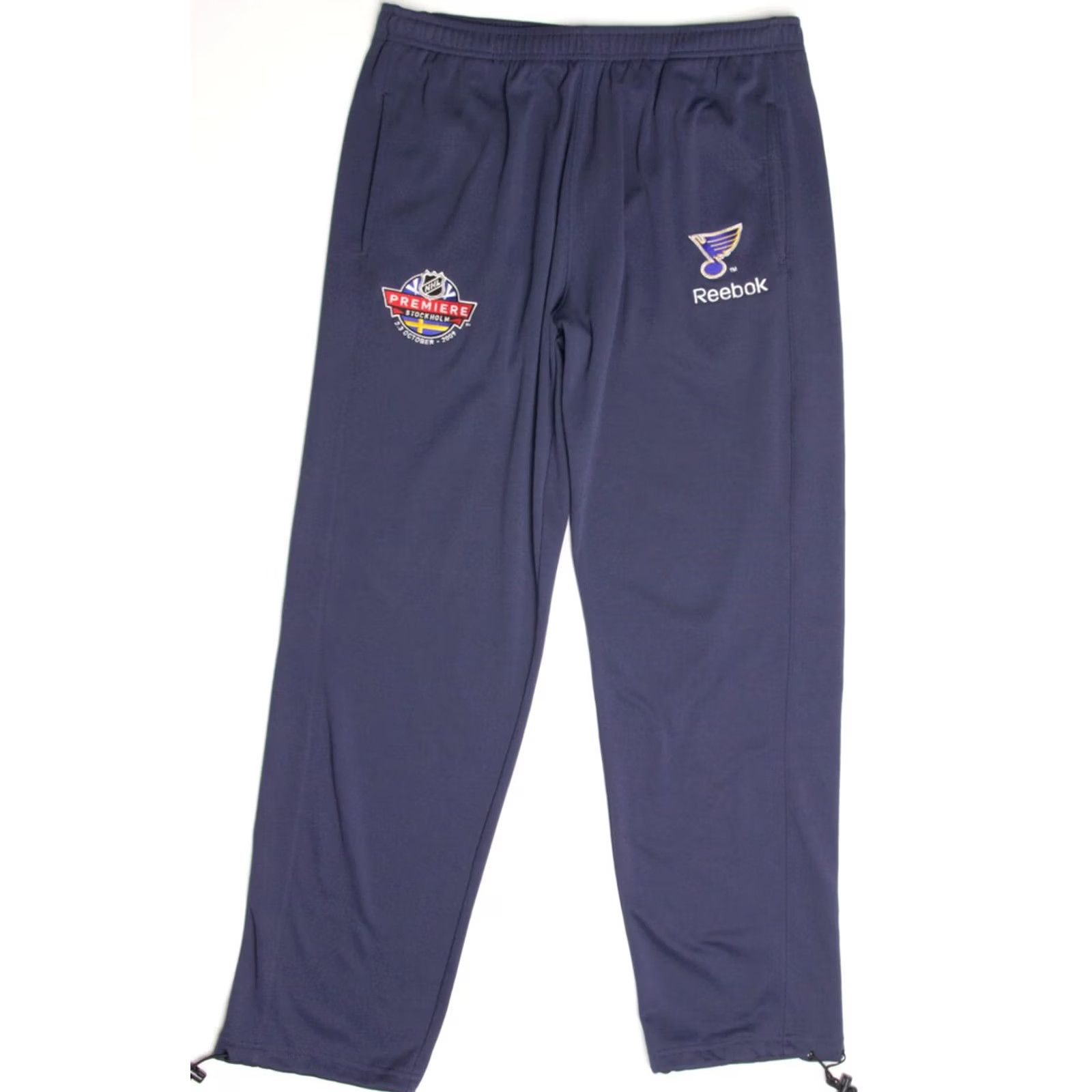 Reebok VINTAGE Reebok Premiere Game 2009 Track Pants XL Blue NHL Size US 36 / EU 52 - 2 Thumbnail