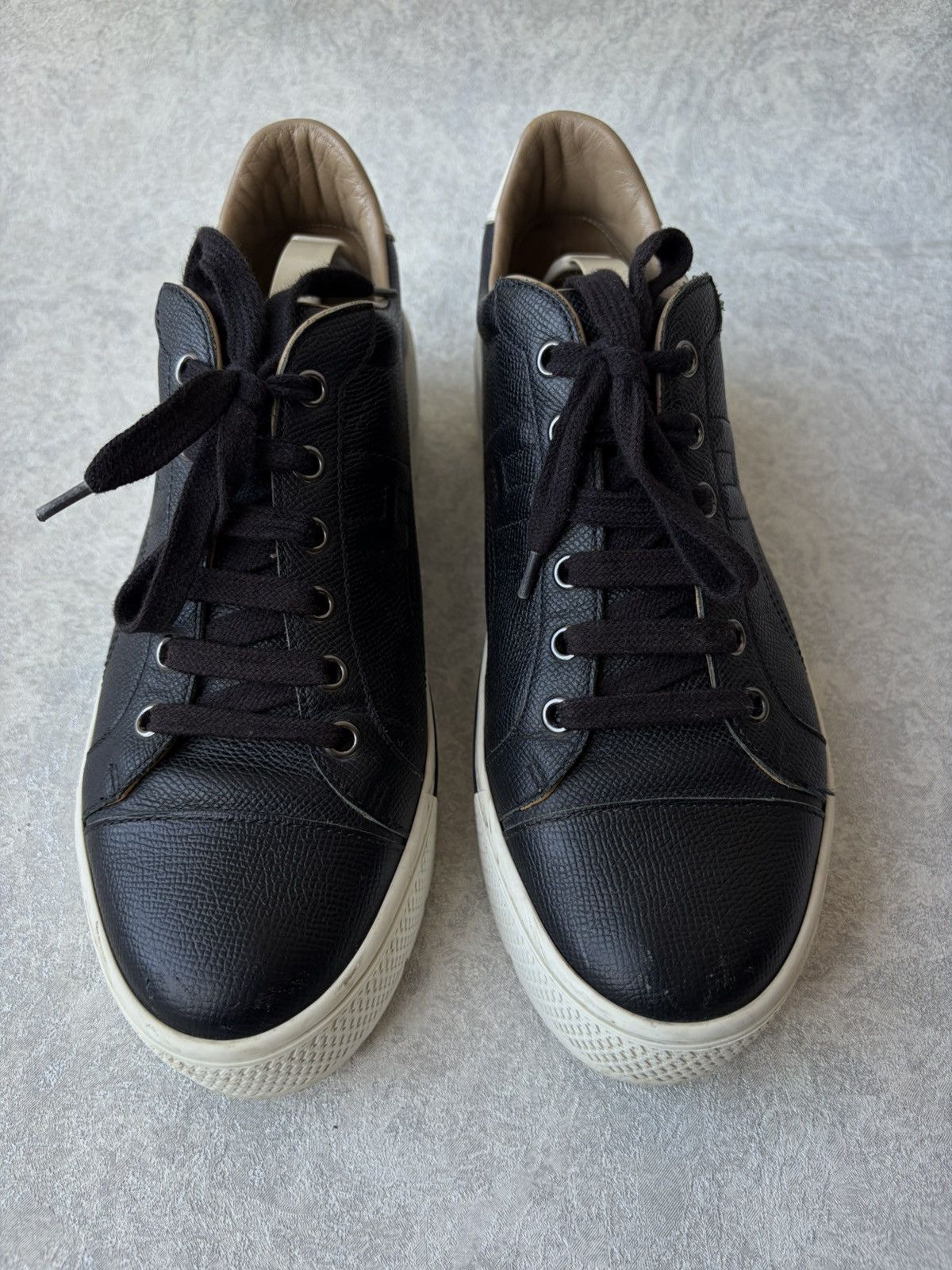 Hermes Hermes Voltage H Logo Calfskin Platform Leather Sneakers Size US 9 / IT 39 - 5 Thumbnail