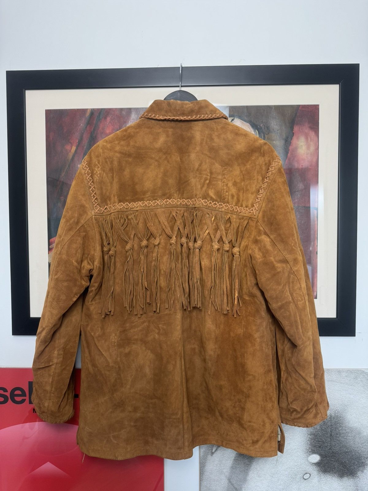 Leather Vintage Suede Fringe Cowboy Western Leather Jacket Hype Rare Size US M / EU 48-50 / 2 - 3 Thumbnail