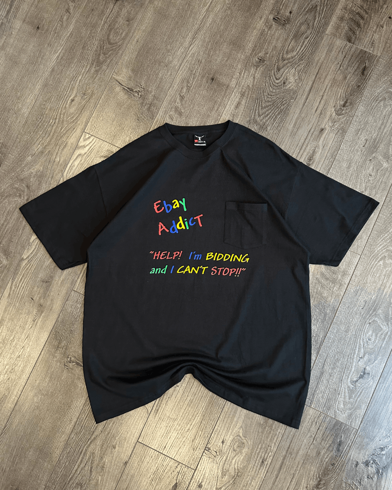Vintage × eBay Vintage ebay Addict Can't Stop Bidding Humor T-Shirt Size XL Size US XL / EU 56 / 4 - 1 Thumbnail