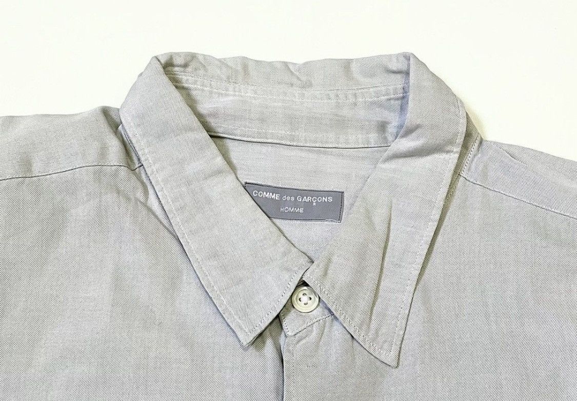 Comme des Garcons Vintage cdg homme light grey button up Size US XL / EU 56 / 4 - 2 Thumbnail