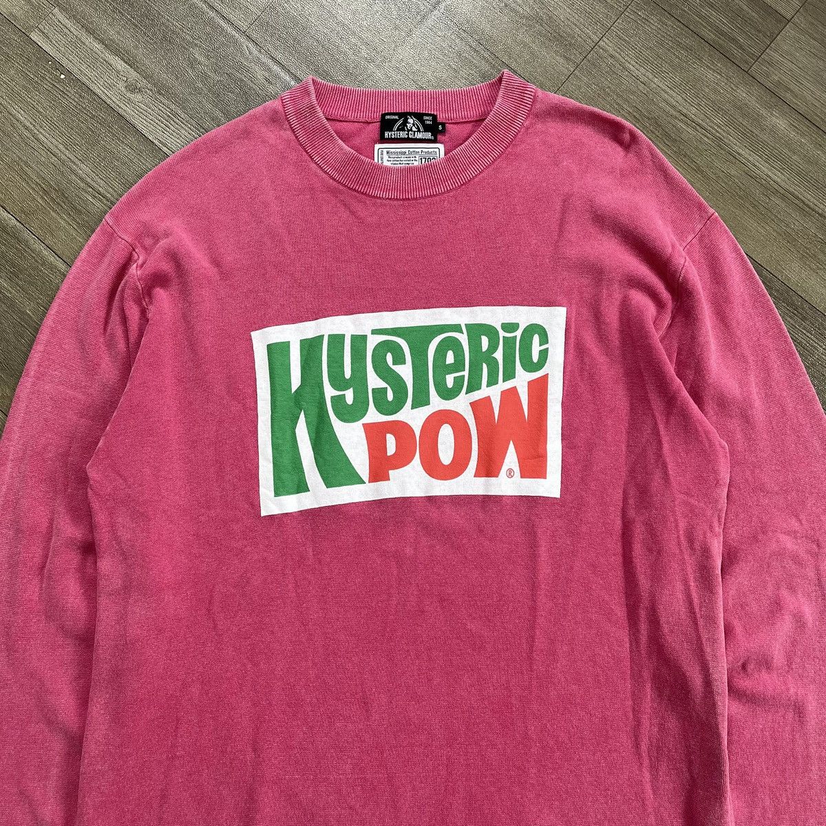 Hysteric Glamour RARE💥 Vintage Hysteric Glamour Pow Pink Sweatshirt Size US S / EU 44-46 / 1 - 2 Thumbnail