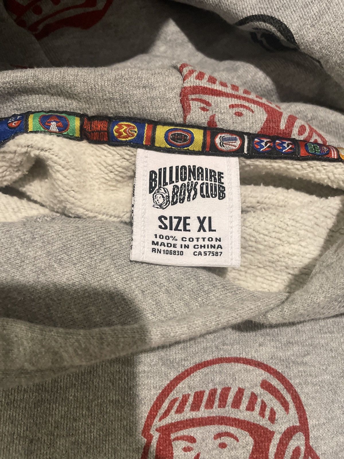 Billionaire Boys Club BBC all over hoodie Size US XL / EU 56 / 4 - 2 Thumbnail