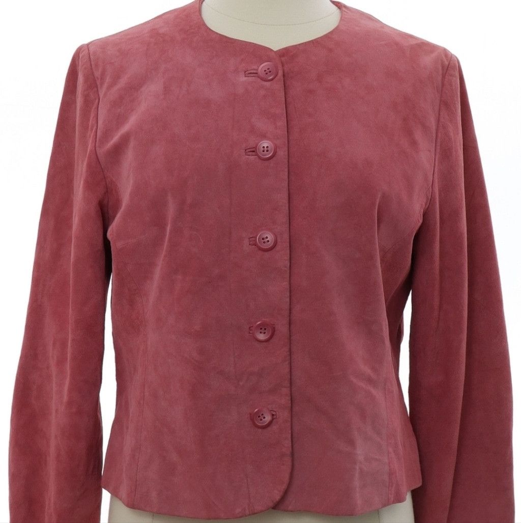 Pendleton 1980's Pendleton 100% leather vintage wine 5 button jacket M Size M / US 6-8 / IT 42-44 - 2 Thumbnail