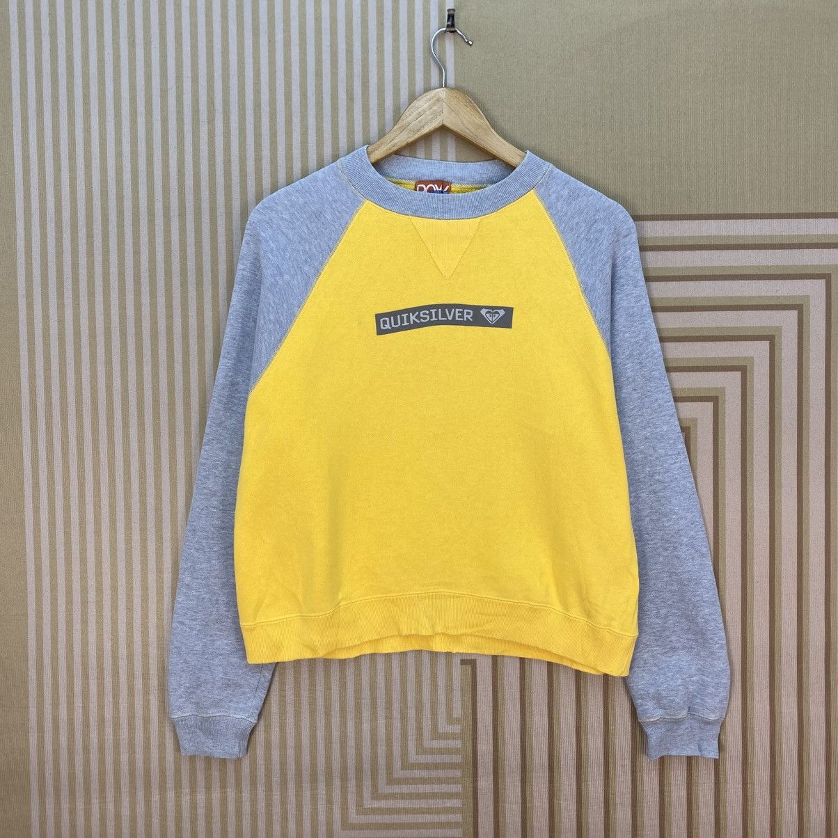 Quiksilver 🫶 vintage Quiksilver crewneck sweatshirt Spellout Design Size US M / EU 48-50 / 2 - 1 Thumbnail