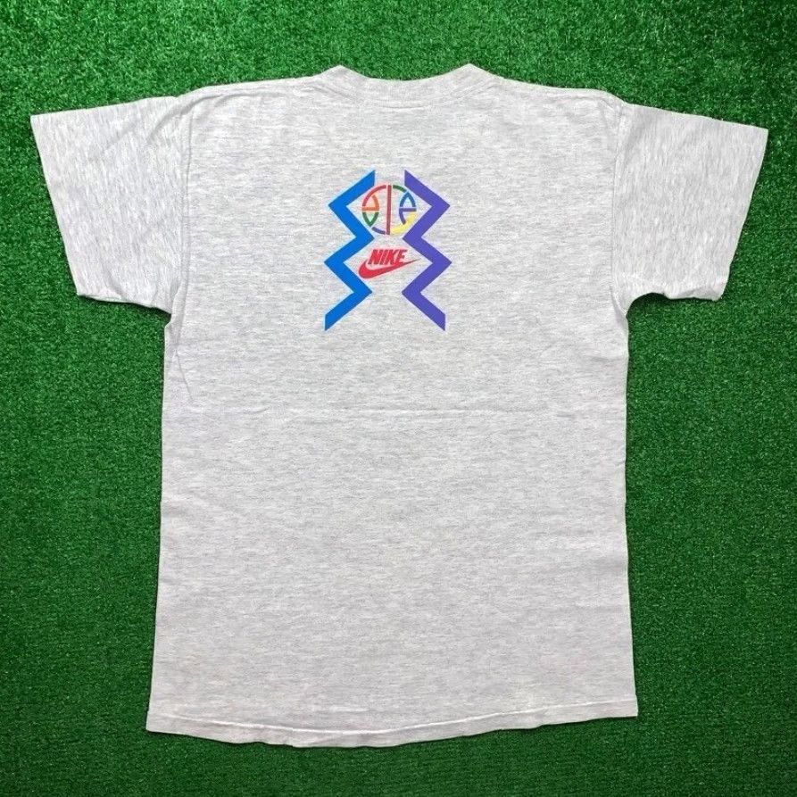 Nike Vintage Nike T Shirt Crew Neck Short Sleeve Gray USA Graphic Tee Mens Medium 90s 80s 70s Sportswear/Beach Logo Size US M / EU 48-50 / 2 - 7 Thumbnail
