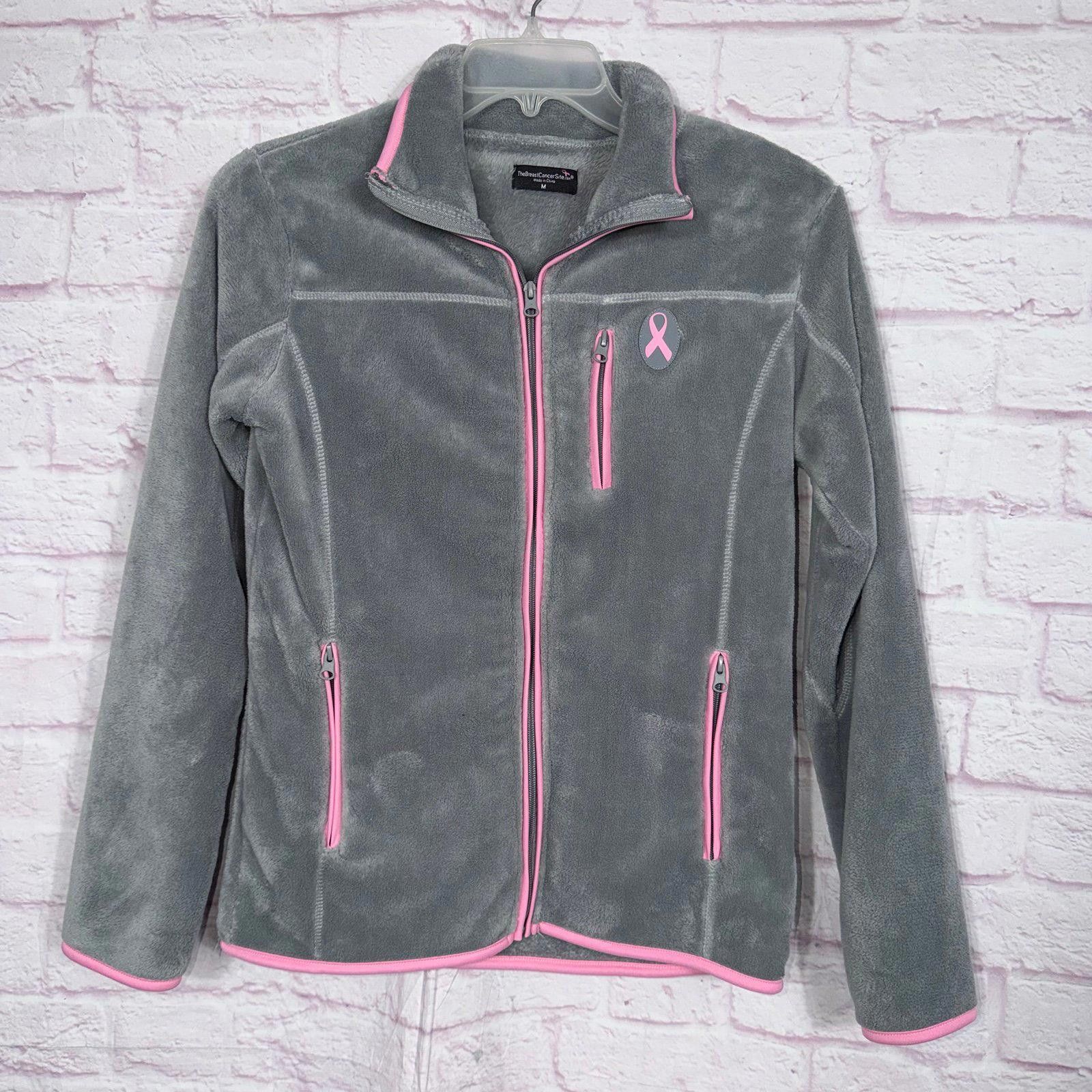 Other TheBreastCancerSite.com Gray Jacket with Pink Accents Medium Size M / US 6-8 / IT 42-44 - 1 Thumbnail
