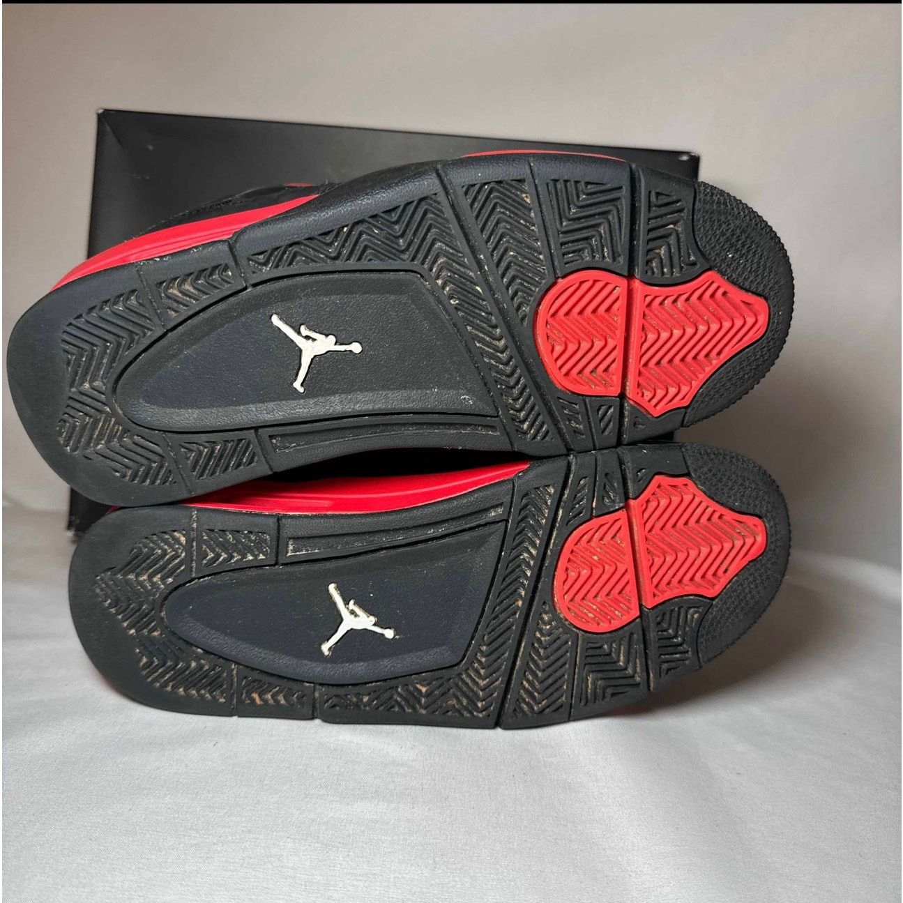 Jordan Brand × Nike Size 5 - Nike Air Jordan 4 Retro GS Red Thunder Men's Shoes Size US 5 / EU 37 - 6 Thumbnail