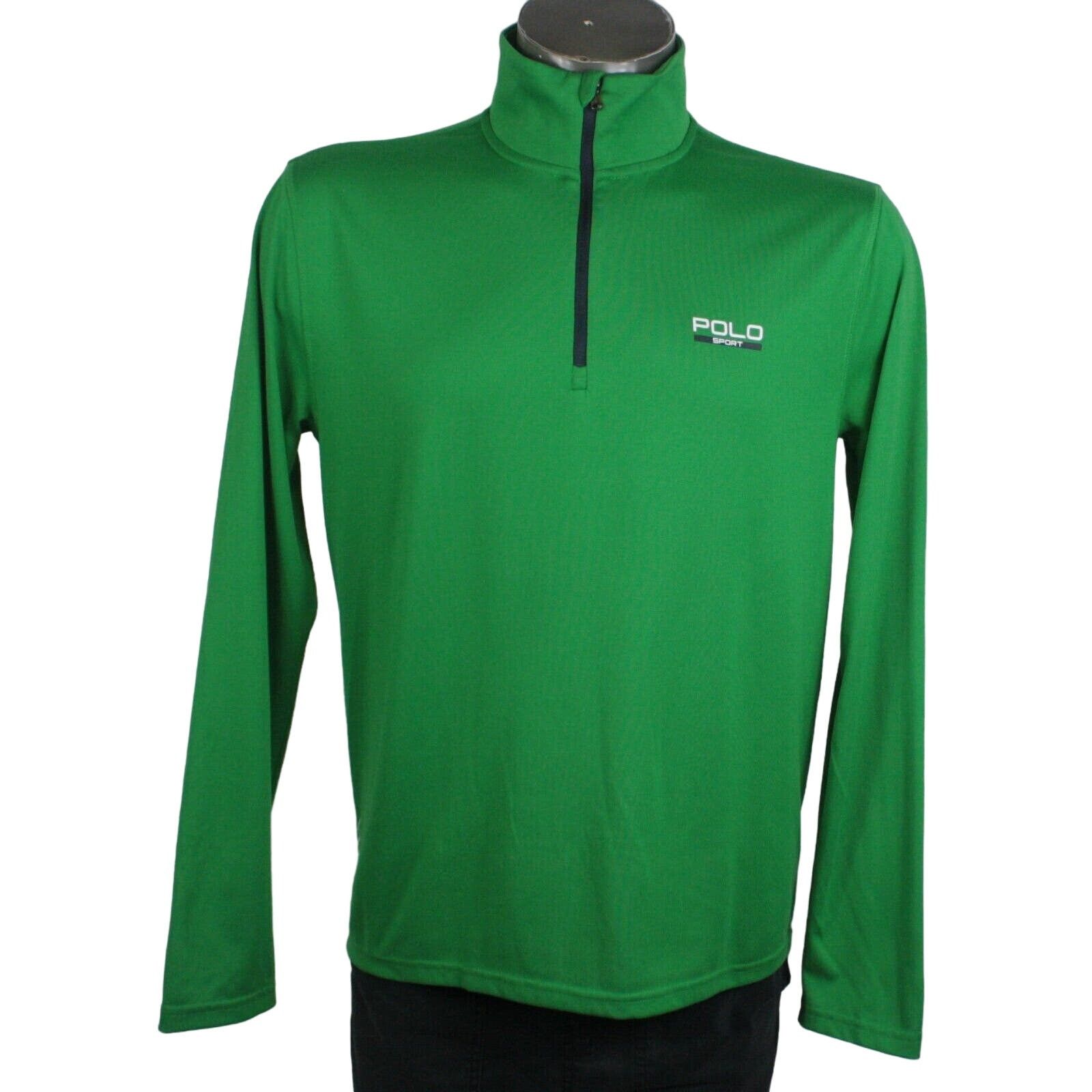 Ralph Lauren Polo Sport Ralph Lauren 1/4 Zip Pullover M Green Performance Size US M / EU 48-50 / 2 - 1 Thumbnail