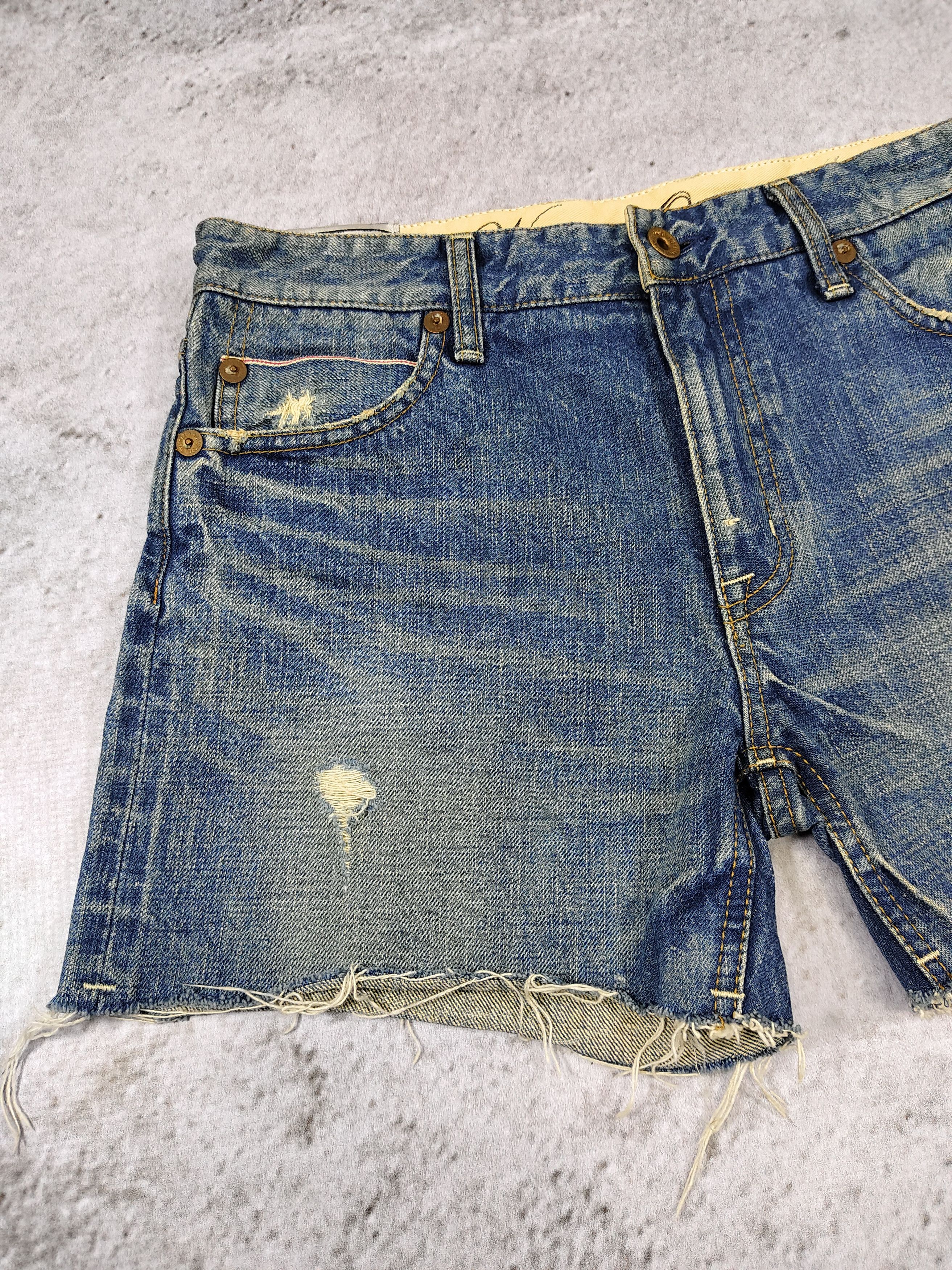 Vivienne Westwood Westwood Outfitters- Punk Grunge Distressed Selvedge Shorts Size 30" / US 8 / IT 44 - 3 Thumbnail