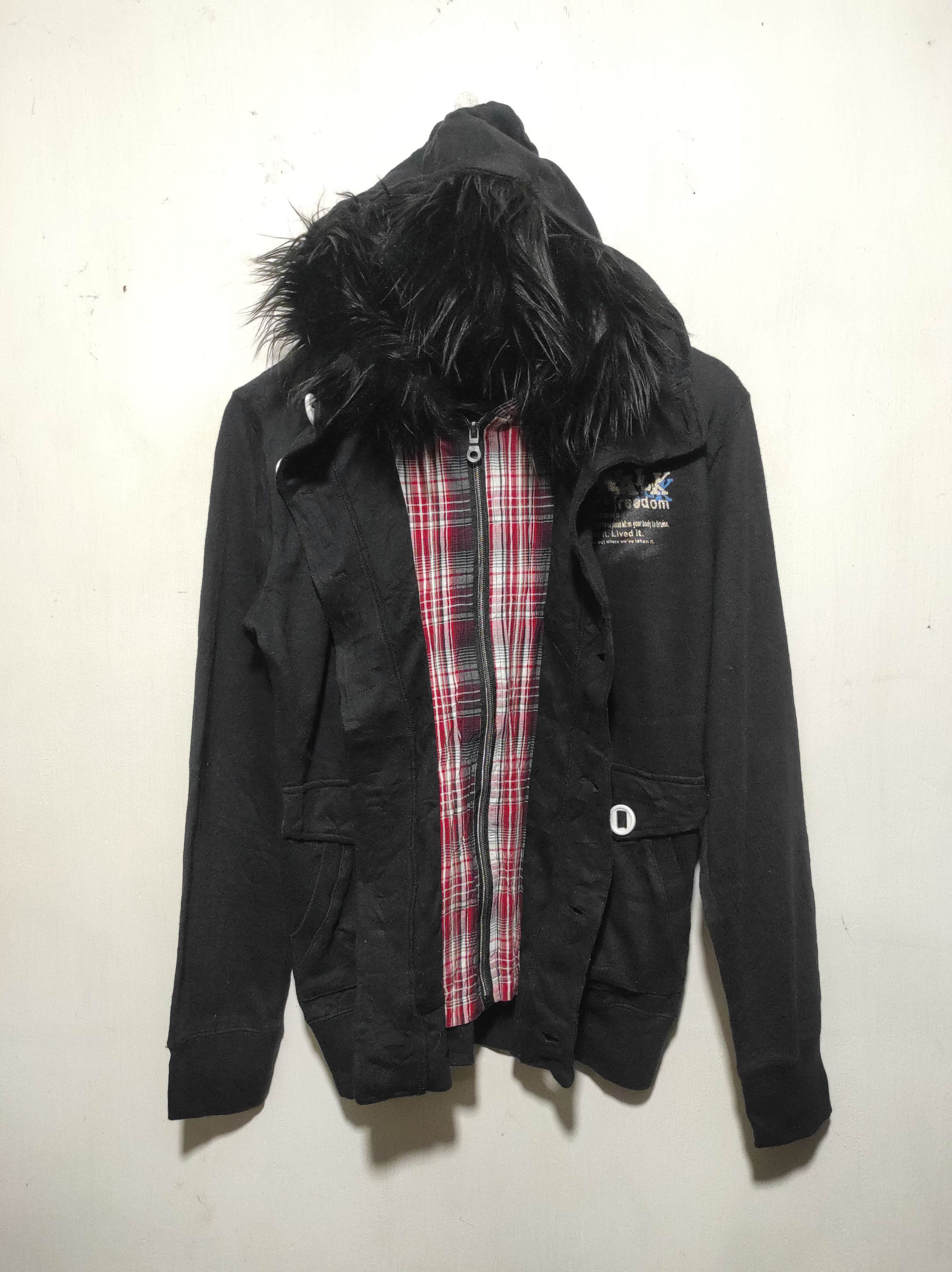 Hysteric Glamour Airwalk double layer Zipper Fur Hoodie i6w9 Lgb Style Size US M / EU 48-50 / 2 - 11 Thumbnail