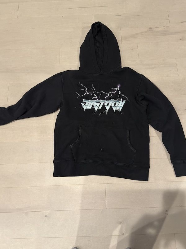 image of Just Don Lighting Hoody 2019 in Black, Men's (Size Medium)