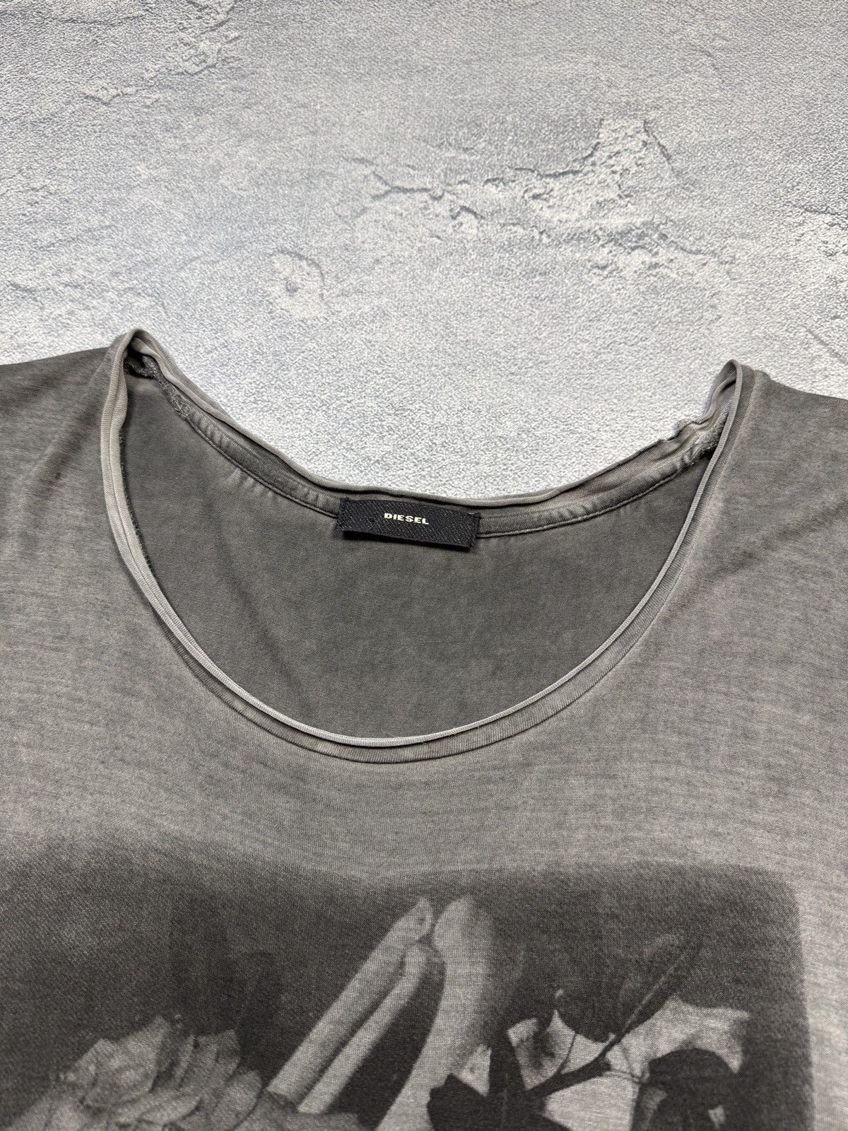 Diesel 🔥 Y2K Avantgarde Faded Diesel Shirt Punk Size US S / EU 44-46 / 1 - 2 Thumbnail