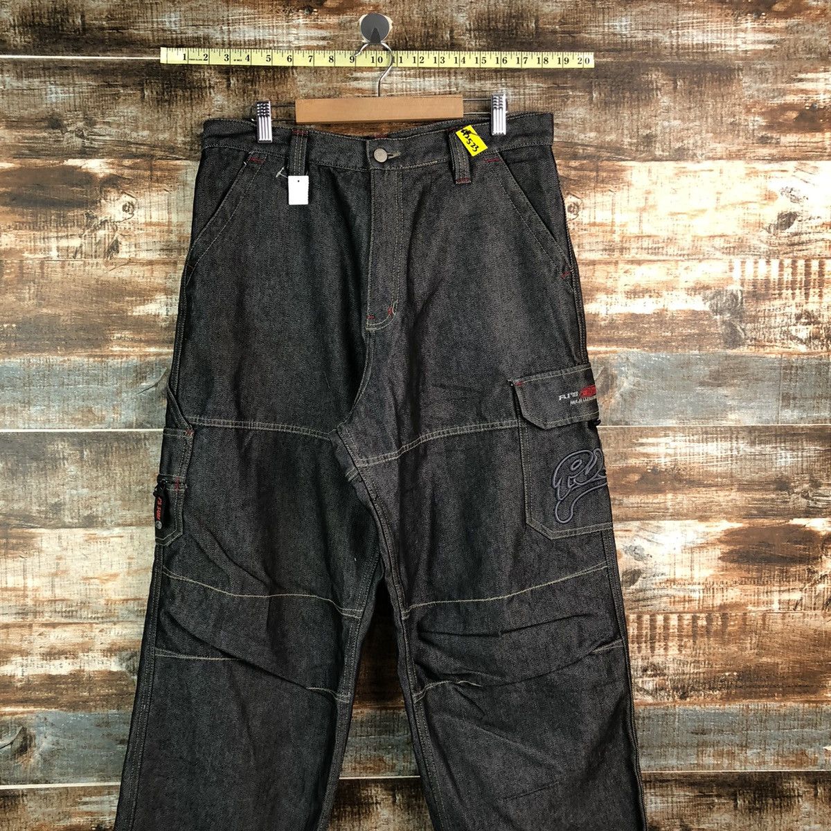 Chance The Rapper PJS Surf Black Cargo Multipocket utility Pants #A2523 Size US 34 / EU 50 - 2 Thumbnail