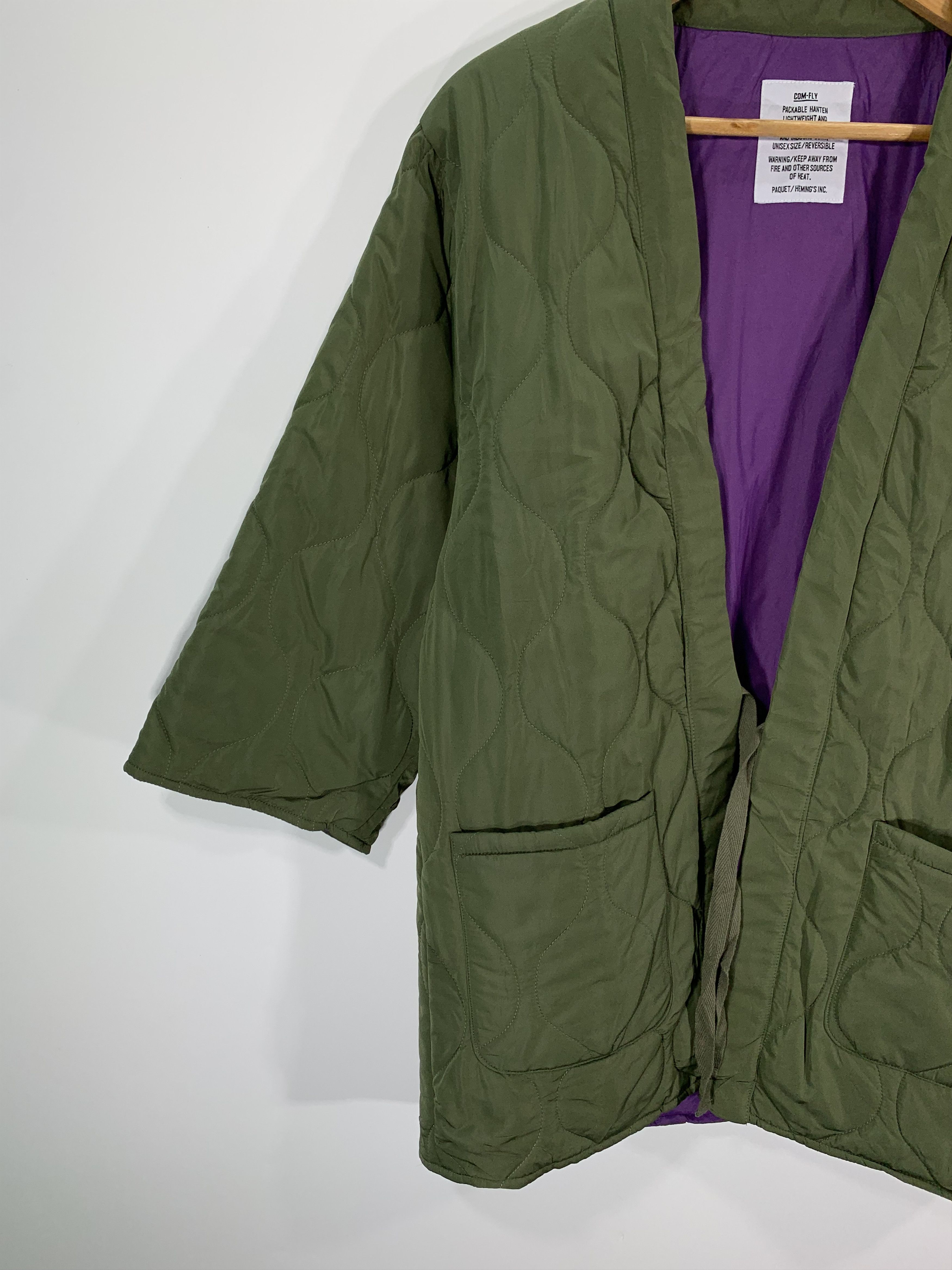 Indigo Quilted Sanjuro Kimono Visvim Style Size US M / EU 48-50 / 2 - 3 Thumbnail