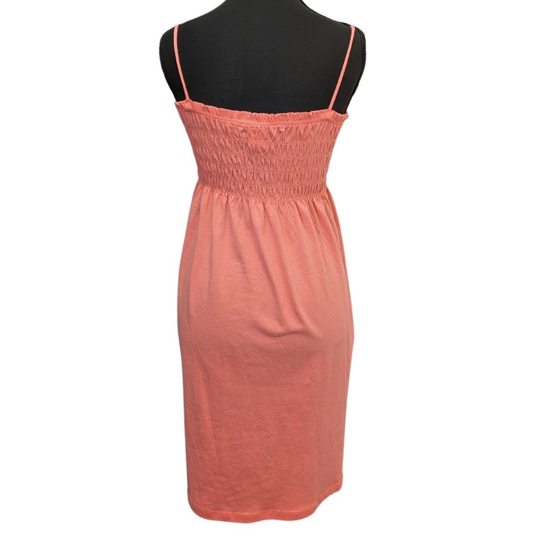 H&M H&M Label of Graded Goods Coral Pink Knee-Length Sundress Size L / US 10 / IT 46 - 2 Thumbnail