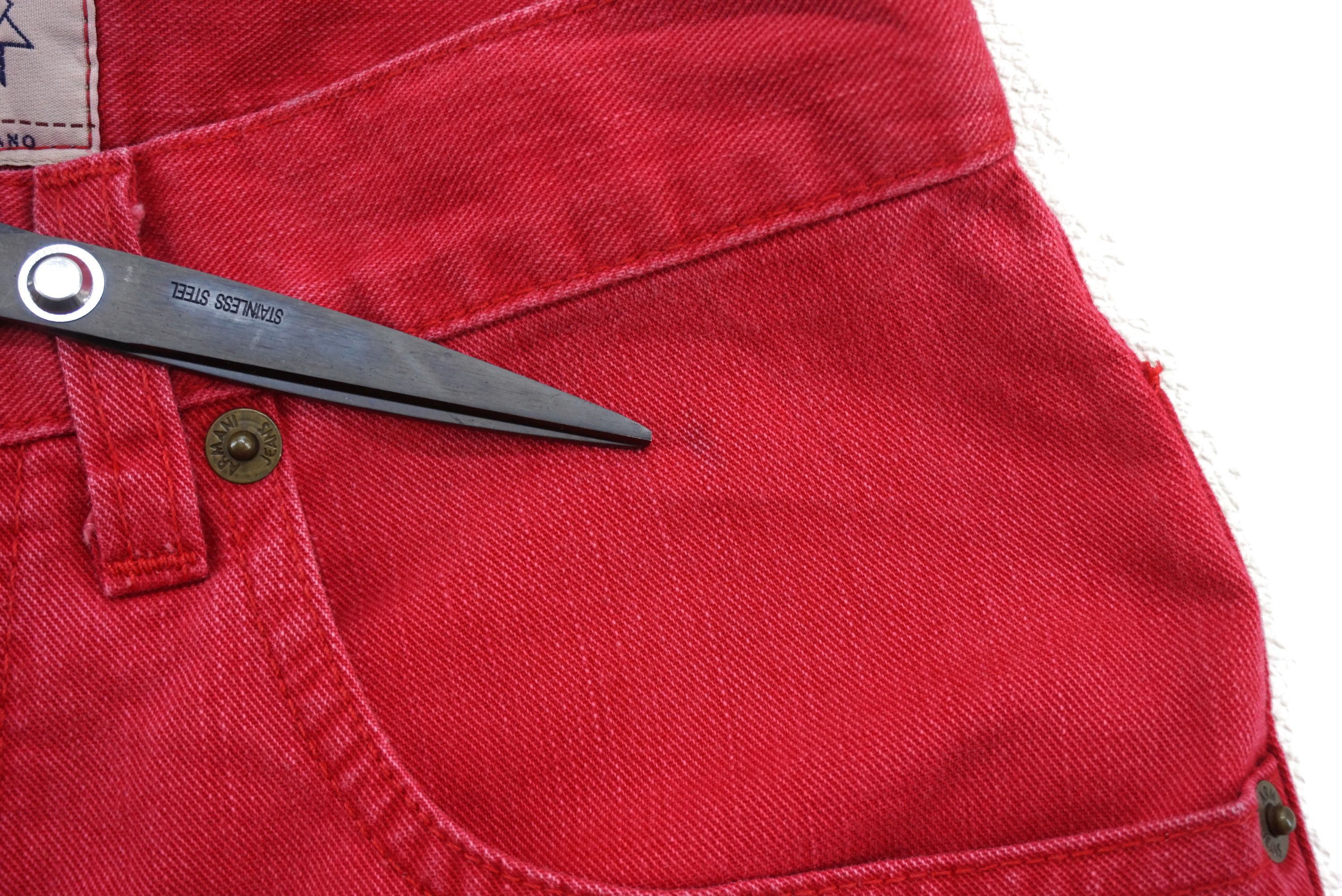 Armani Distressed Jeans W24xL31.75 High-Waisted Denim Made in Italy Size 24" / US 00 / IT 34 - 14 Thumbnail