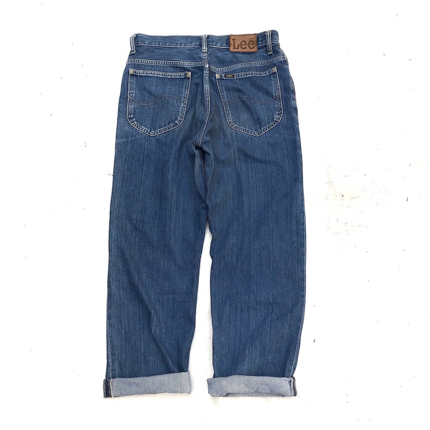 Lee × Union LA × Vintage Vintage Lee riders X Edwin sanforized union made jeans butto Size US 31 - 1 Thumbnail