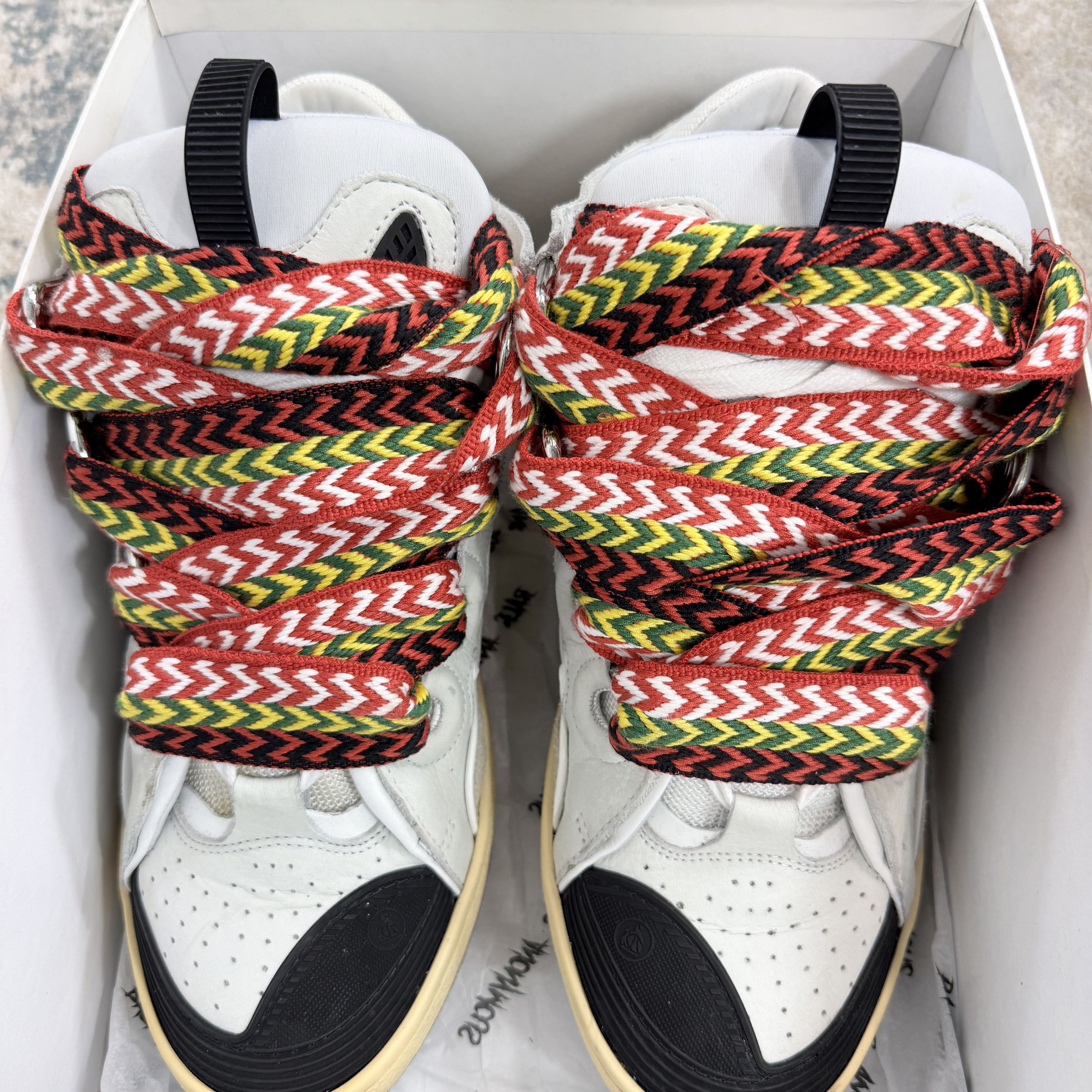 Lanvin Lanvin Curb Low Top Trainers In Grey & Multi RRP £750 Size US 9 / EU 42 - 4 Thumbnail