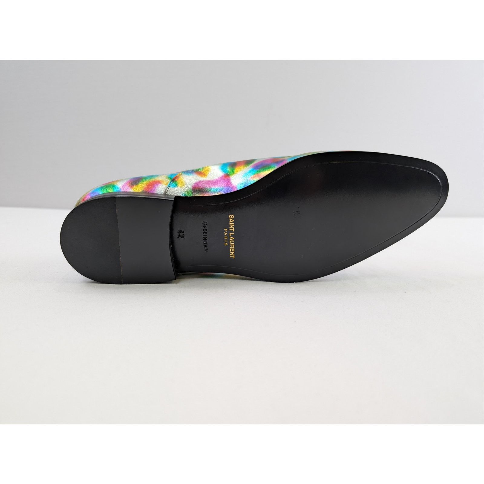 Saint Laurent Paris o1rshd1 Paint Oxford Derby Shoe boots in Multicolor 42 Size US 9 / EU 42 - 10 Thumbnail