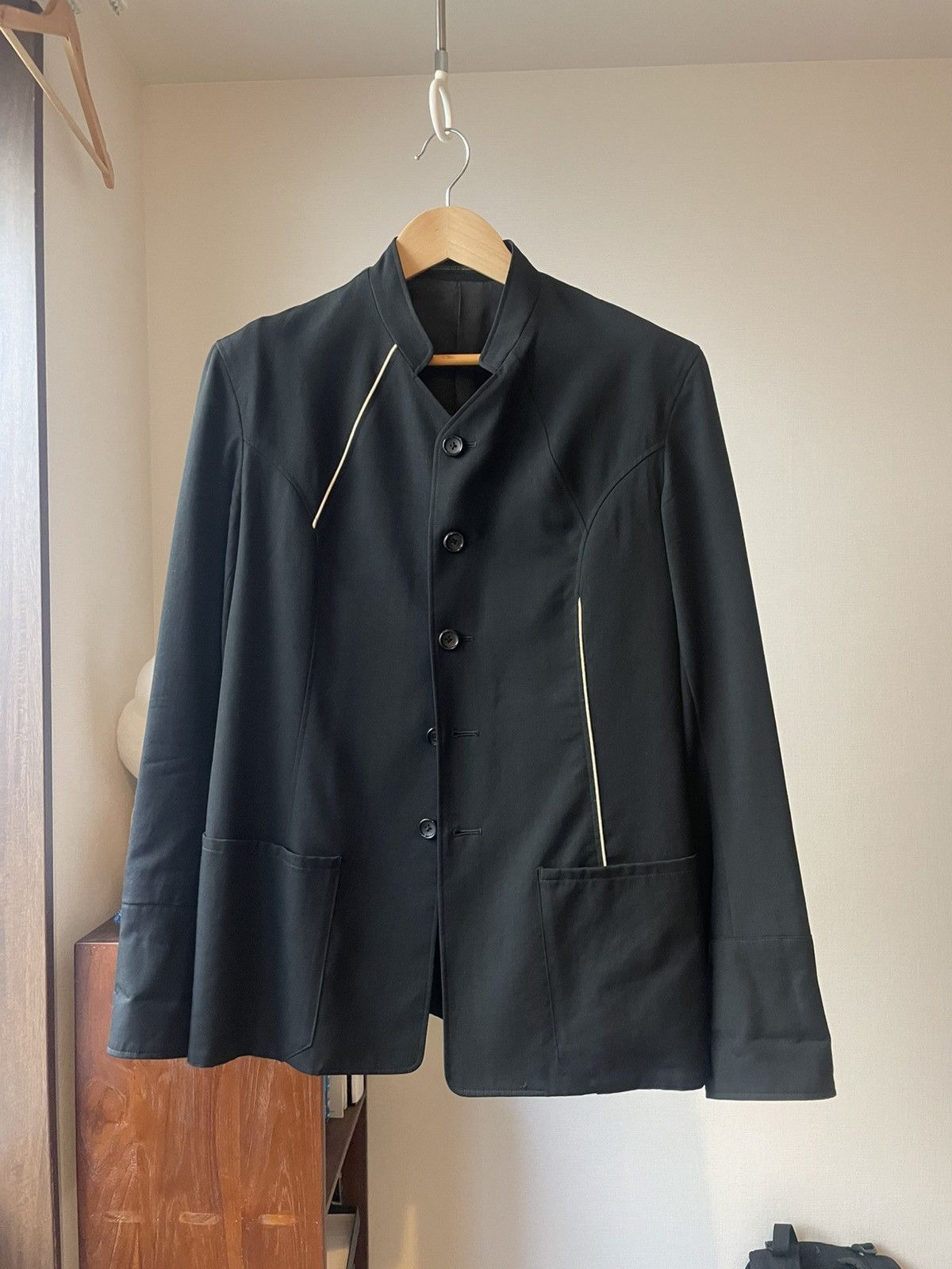 Yohji Yamamoto Pour Homme 12SS Cubist Jacket Size US L / EU 52-54 / 3 - 1 Thumbnail