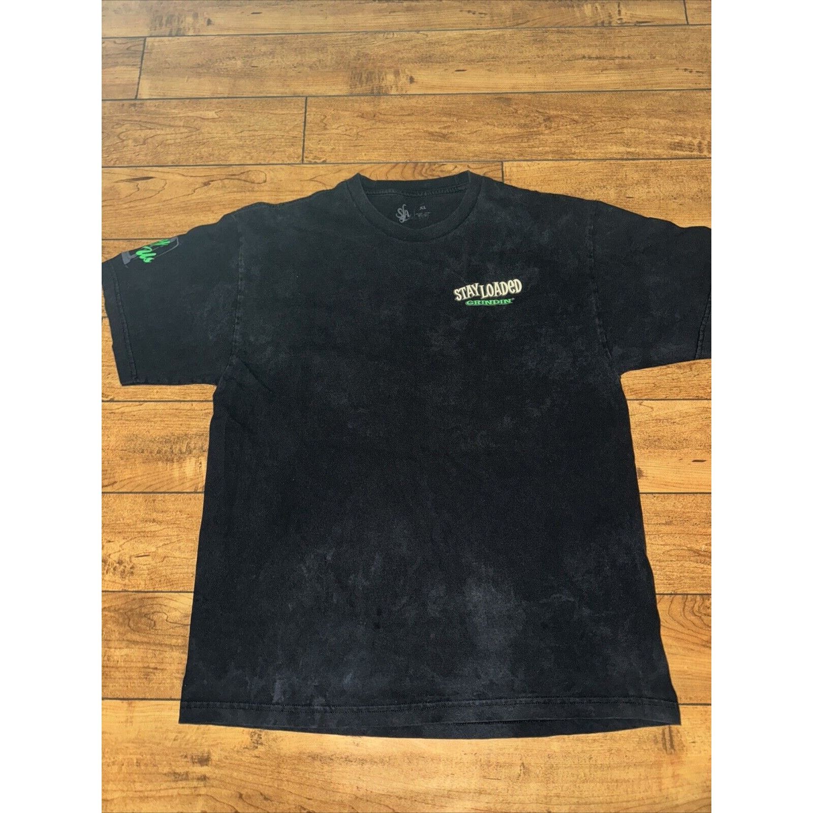 Vintage Stay Loaded T-Shirt Black XL 22x29 Size US XL / EU 56 / 4 - 4 Thumbnail