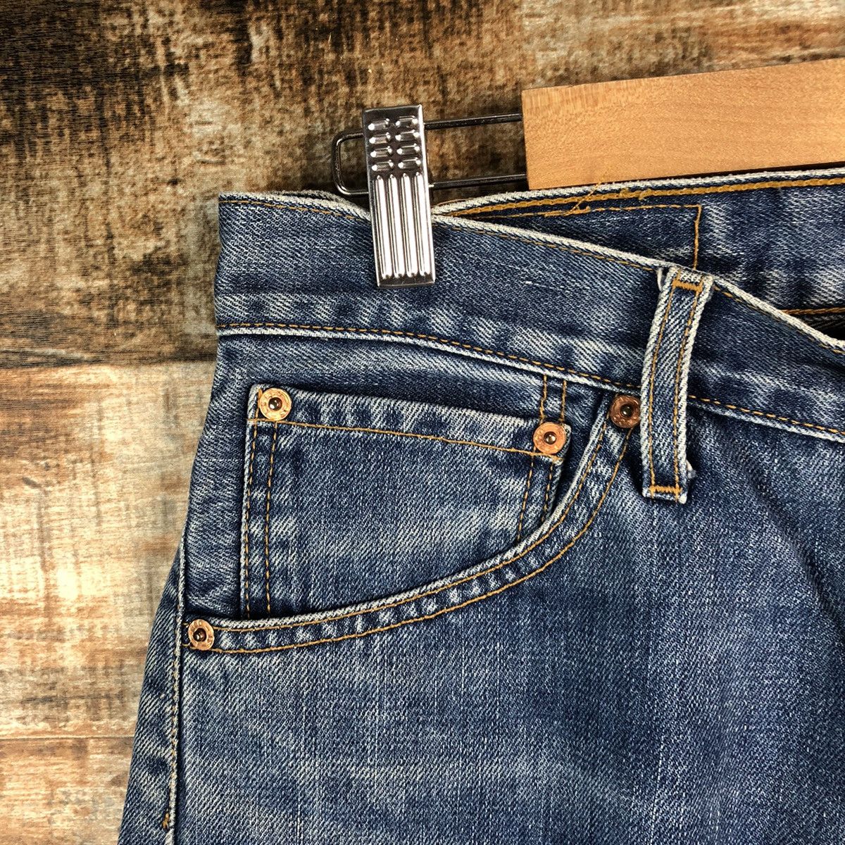 Levi's Levis 535 Blue Denim jeans Pants #A2600 Size US 30 / EU 46 - 7 Thumbnail